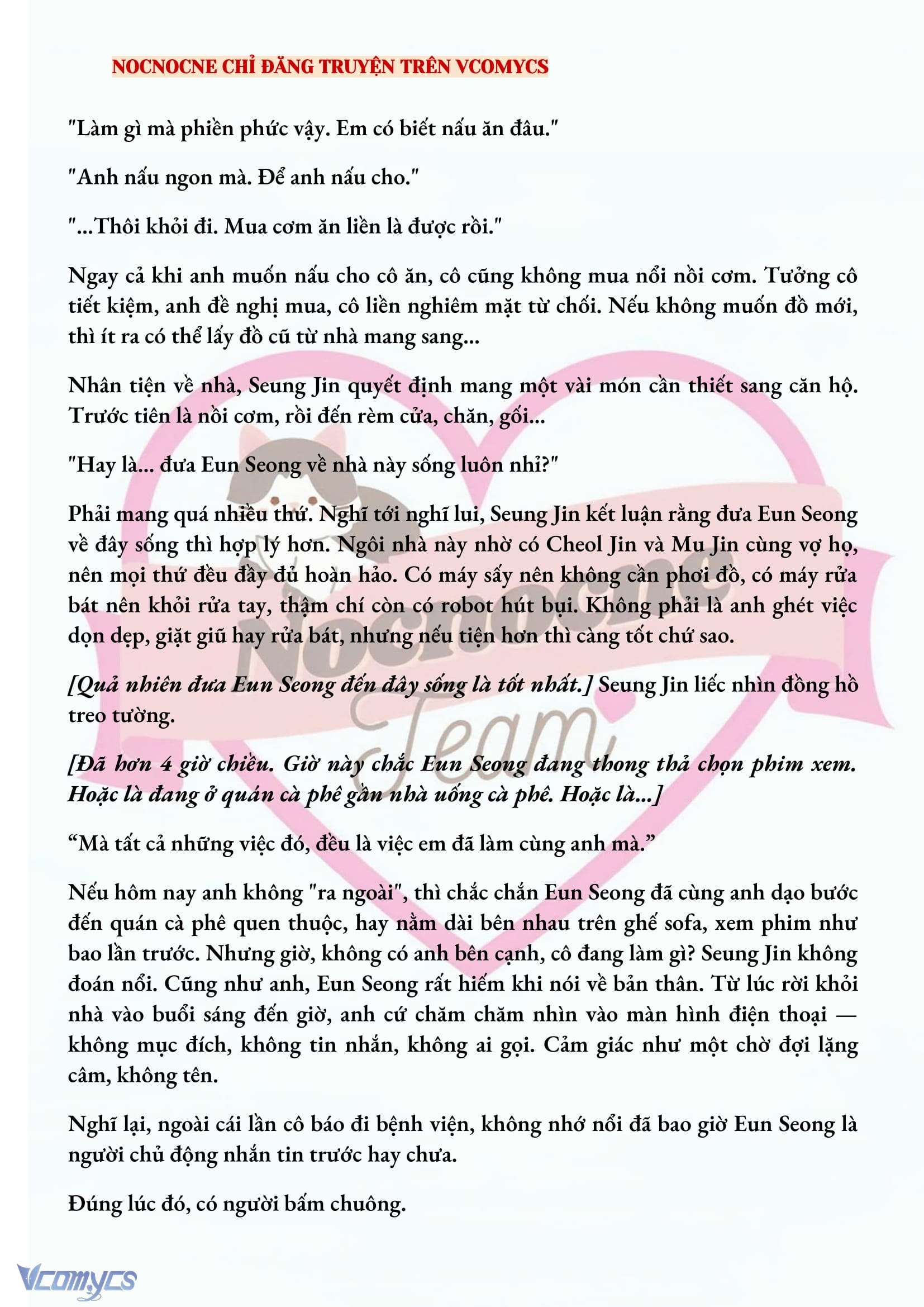 [NOVEL] CHÚNG TA KẾT THÚC VÀO MÙA THU Chap 18 - Next Chap 19