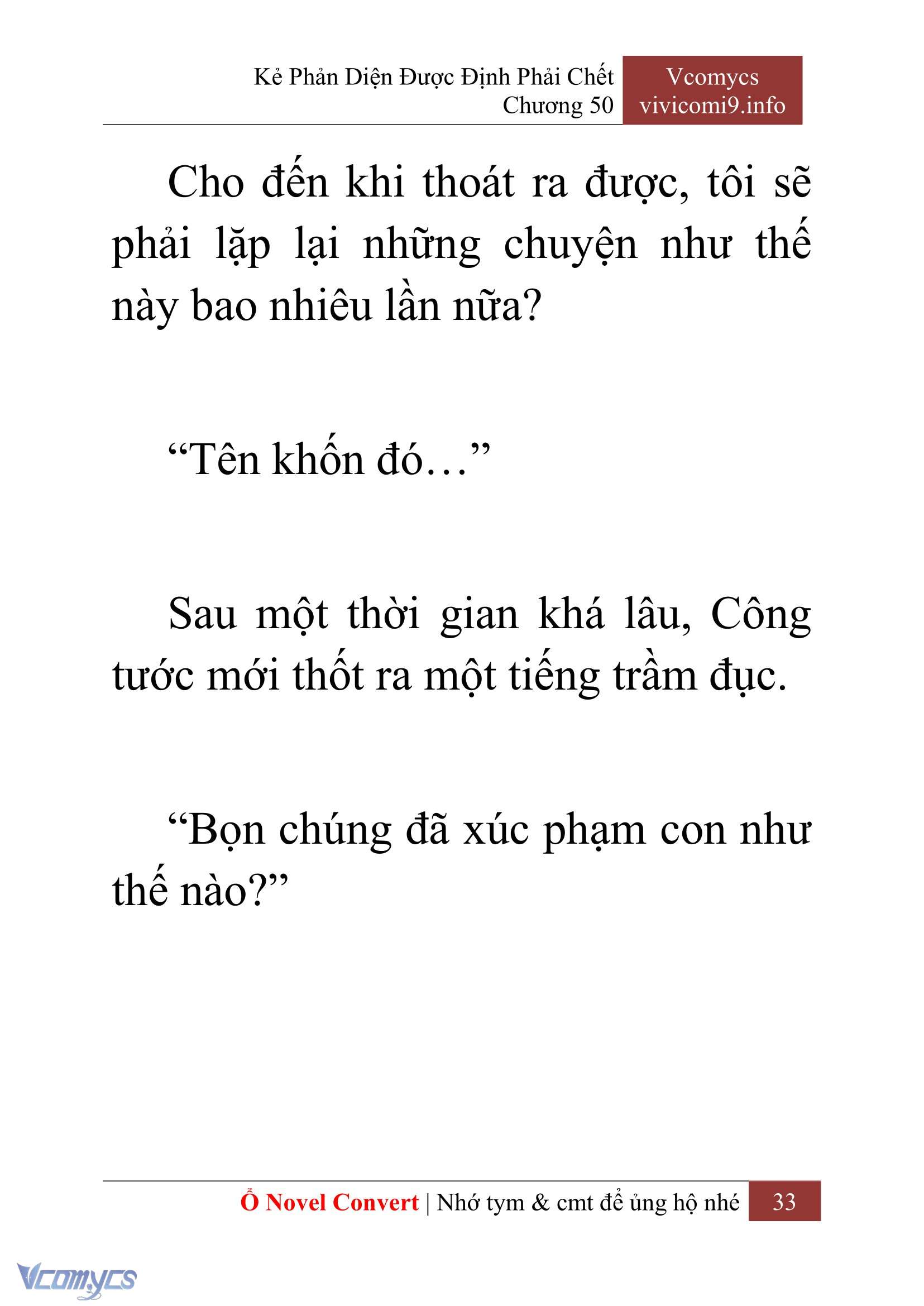 [Novel] Kẻ Phản Diện Được Định Phải Chết Chap 50 - Trang 2