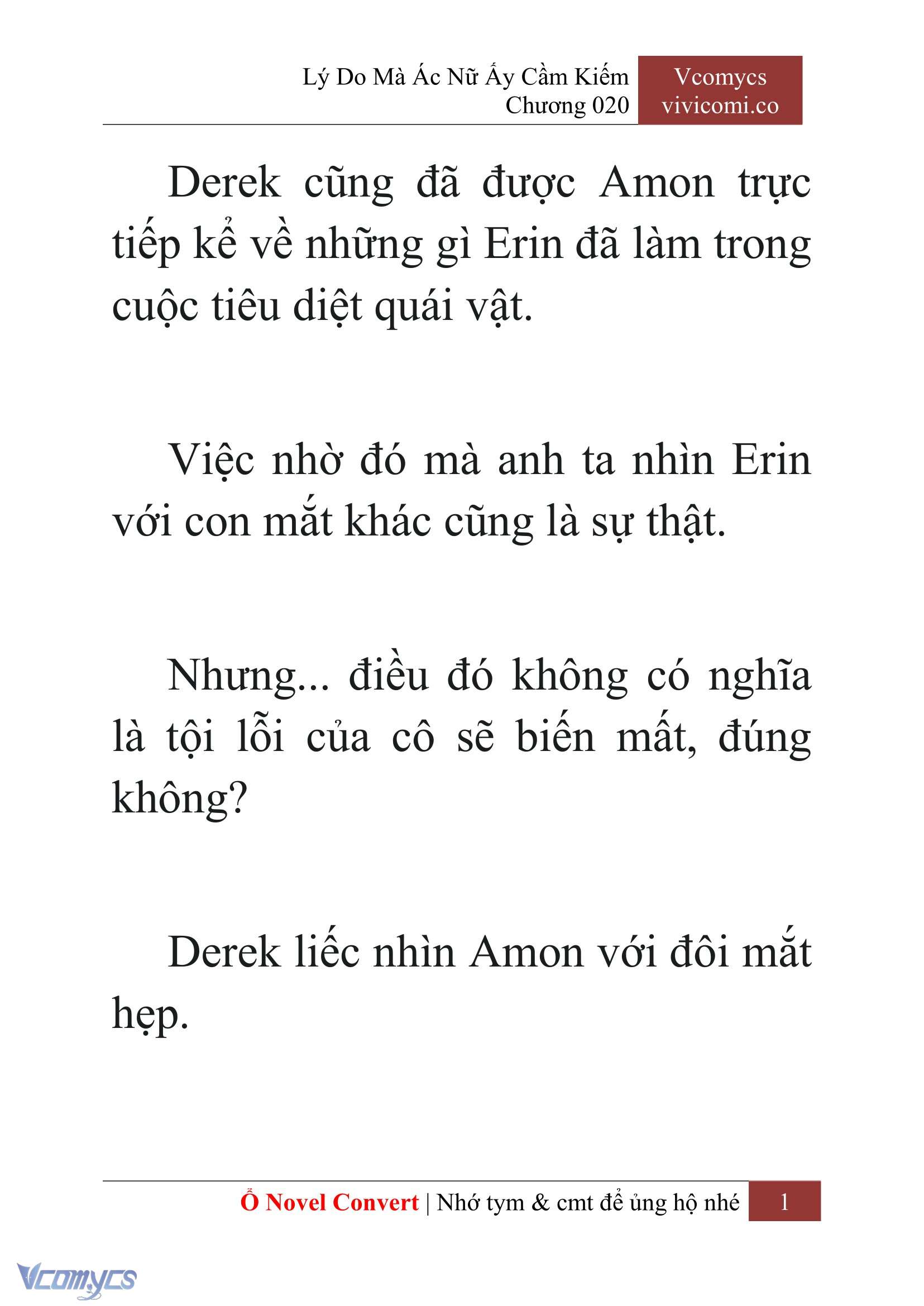 [Novel] Lý Do Mà Ác Nữ Ấy Cầm Kiếm Chap 20 - Next Chap 21