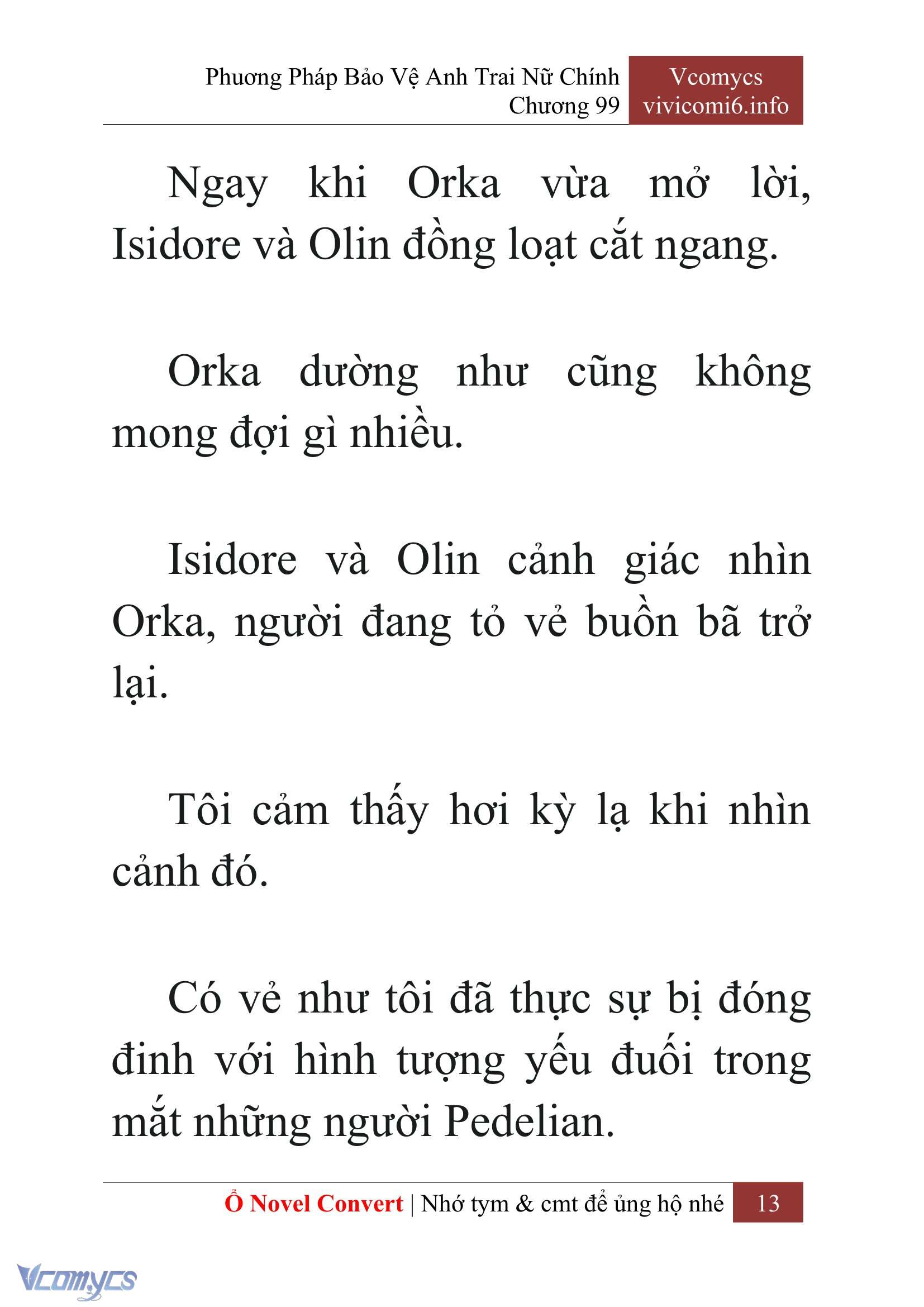 [Novel] Phương Pháp Bảo Vệ Anh Trai Nữ Chính Chap 99 - Trang 2