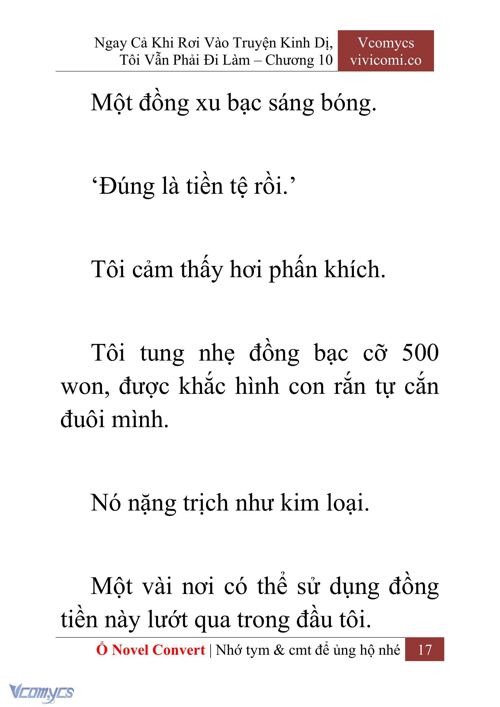 [Novel] Ngay Cả Khi Rơi Vào Truyện Kinh Dị, Tôi Vẫn Phải Đi Làm Chap 10 - Next 