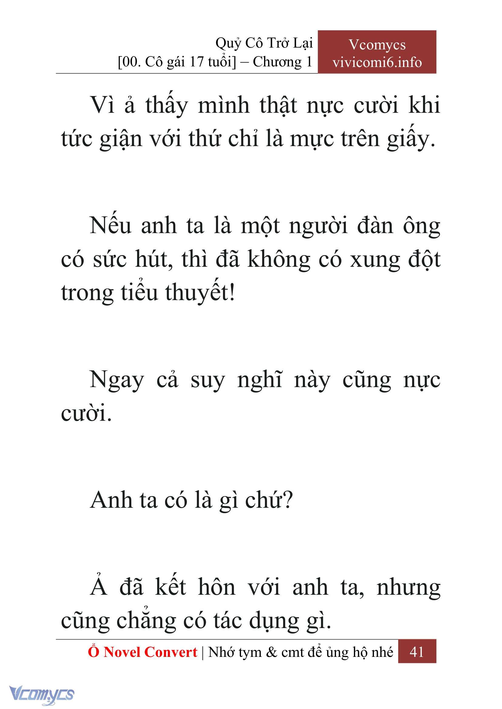 [Novel] Quý Cô Trở Lại Chap 1 - Trang 2