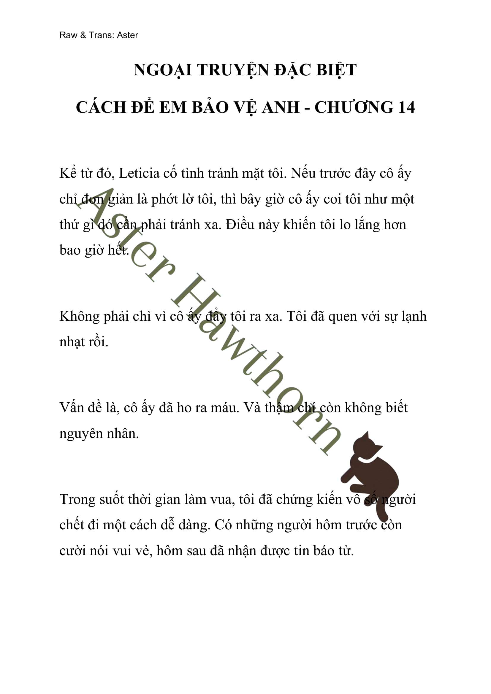 [NOVEL] Ngoại Truyện Cách Để Em Bảo Vệ Anh Chap 68 - Next Chap 69