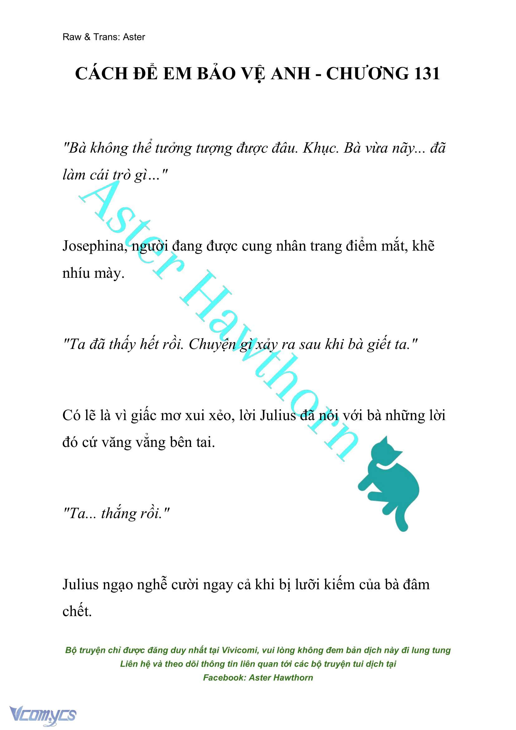 [NOVEL] Cách Để Em Bảo Vệ Anh Chap 131 - Trang 2