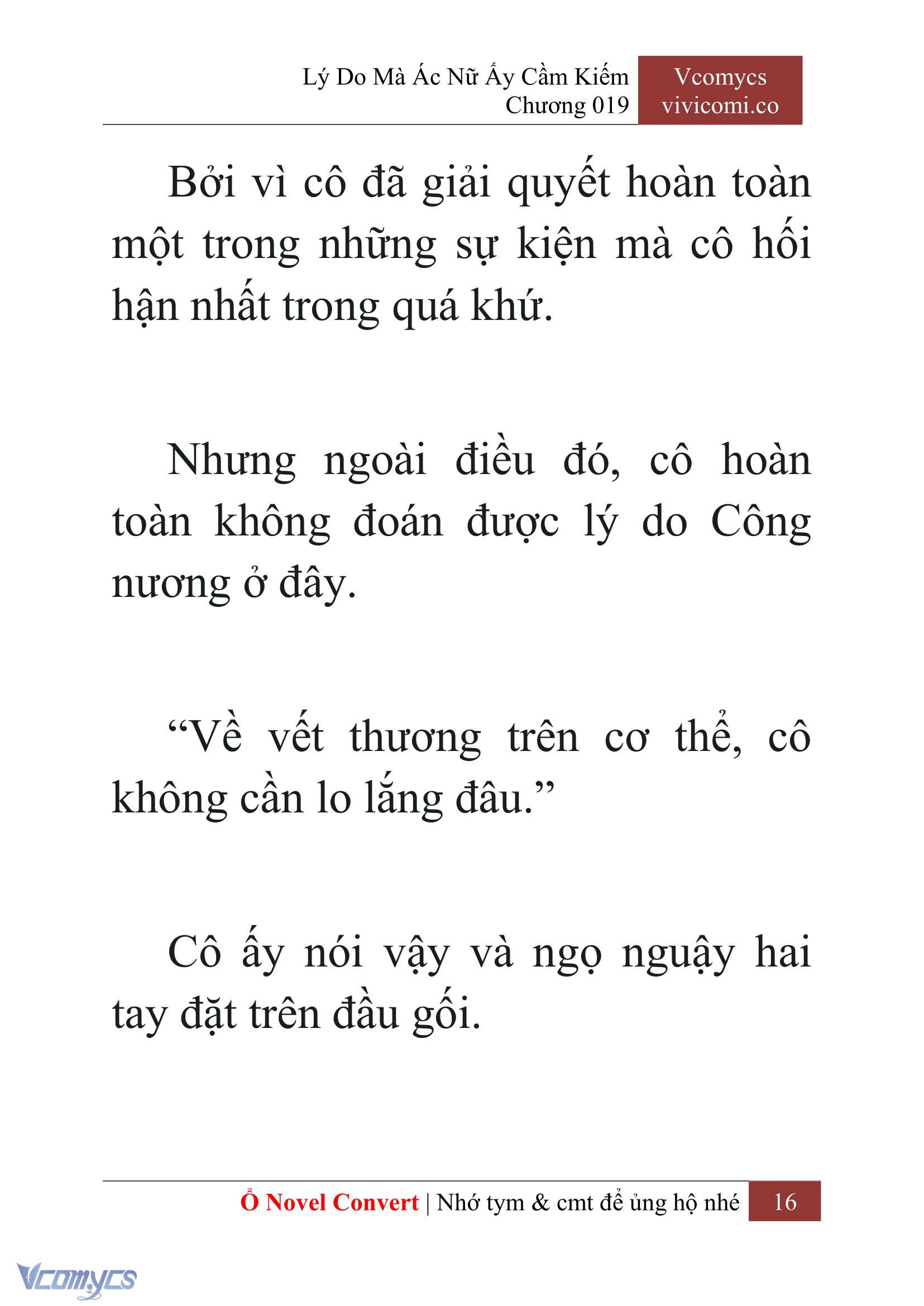 [Novel] Lý Do Mà Ác Nữ Ấy Cầm Kiếm Chap 19 - Next Chap 20