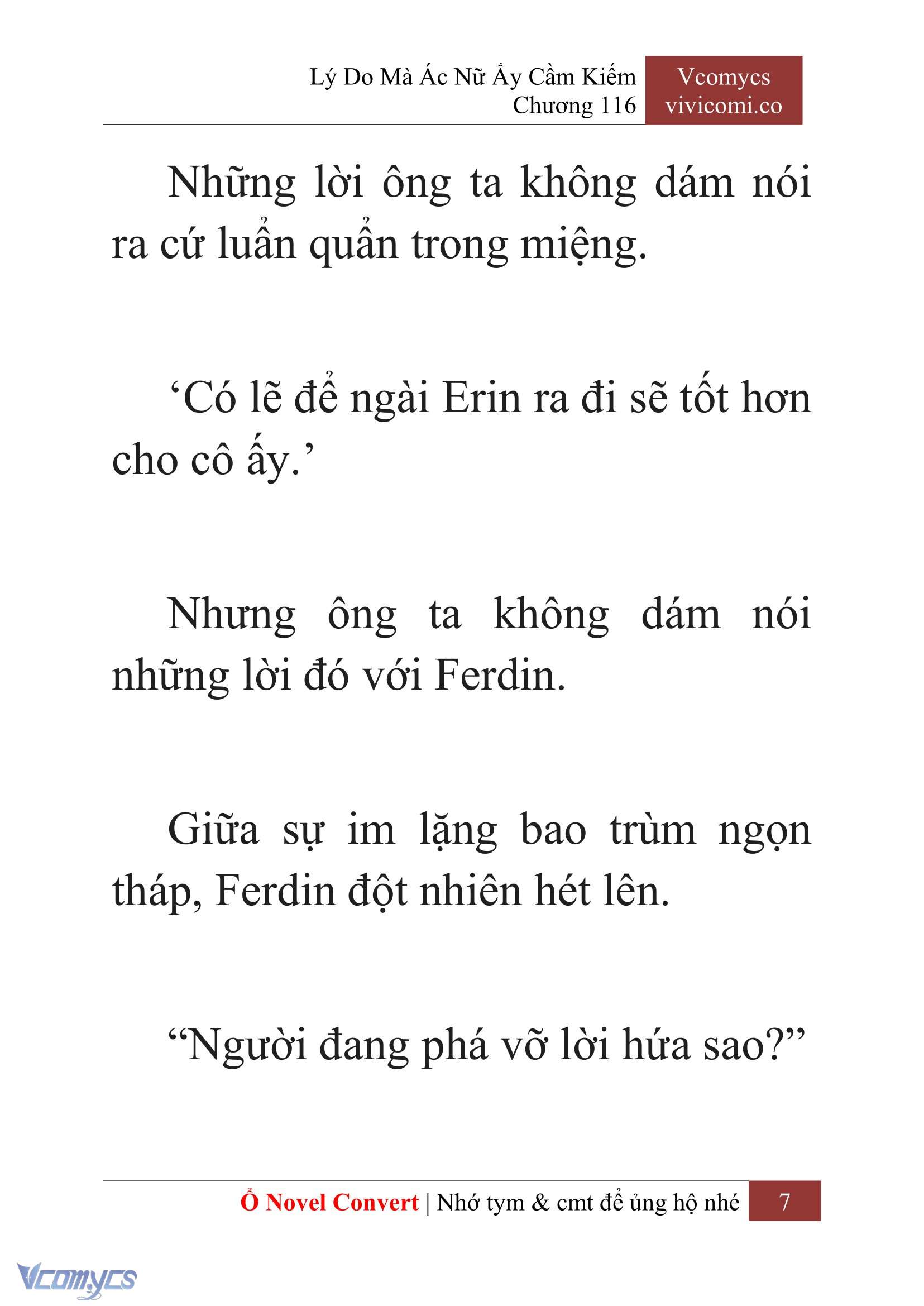 [Novel] Lý Do Mà Ác Nữ Ấy Cầm Kiếm Chap 116 - Trang 2