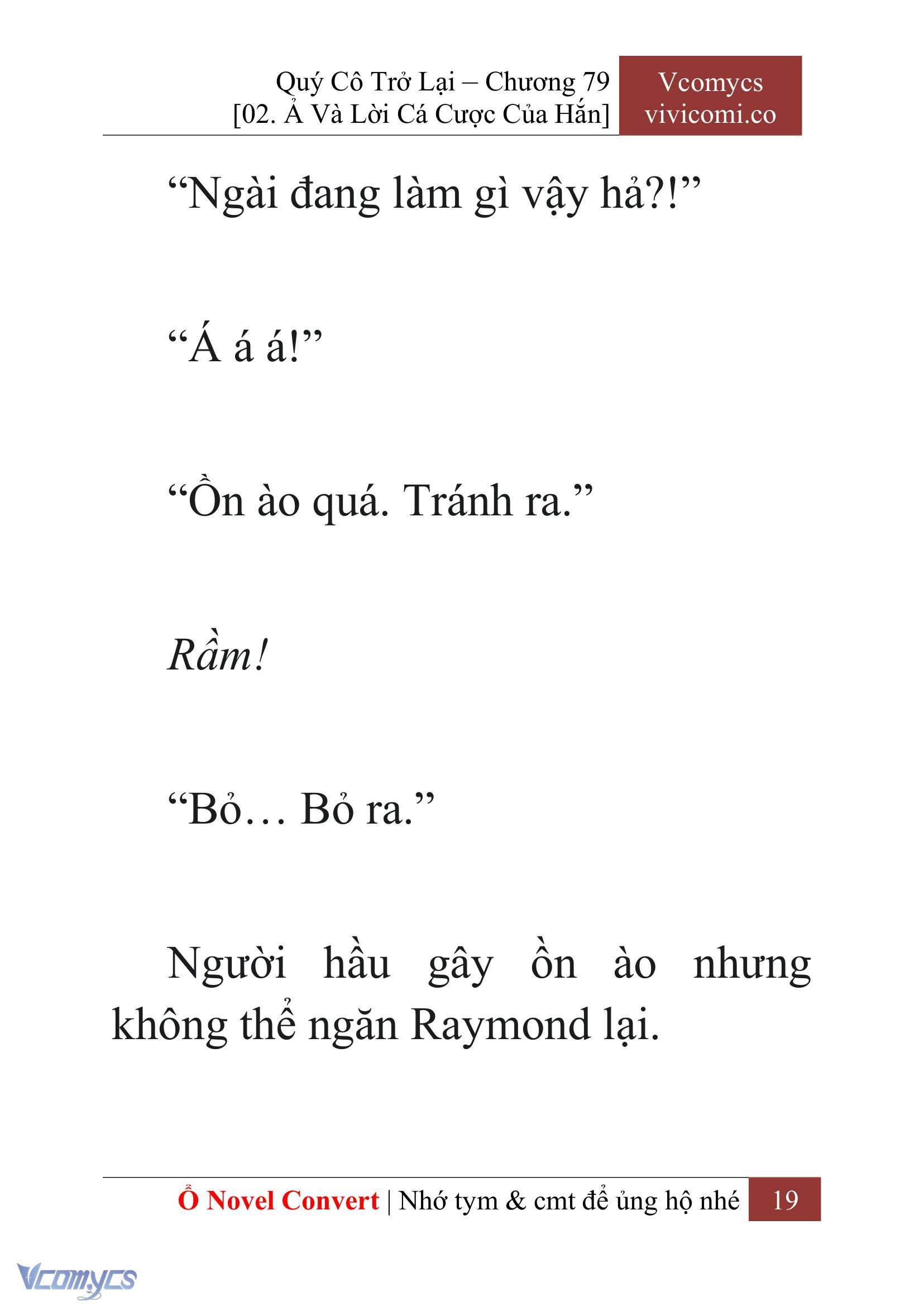 [Novel] Quý Cô Trở Lại Chap 79 - Trang 2