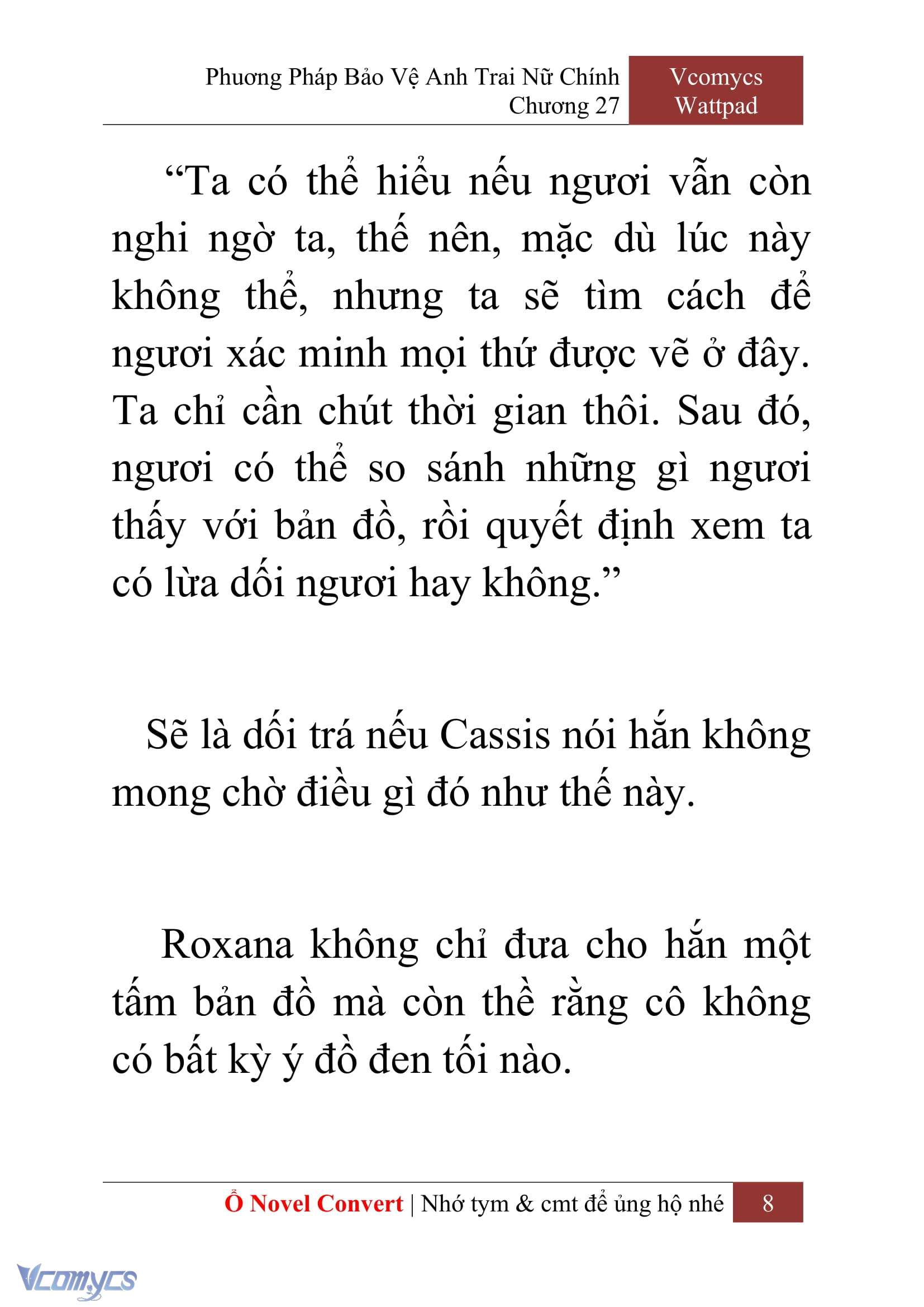 [Novel] Phương Pháp Bảo Vệ Anh Trai Nữ Chính Chap 27 - Trang 2