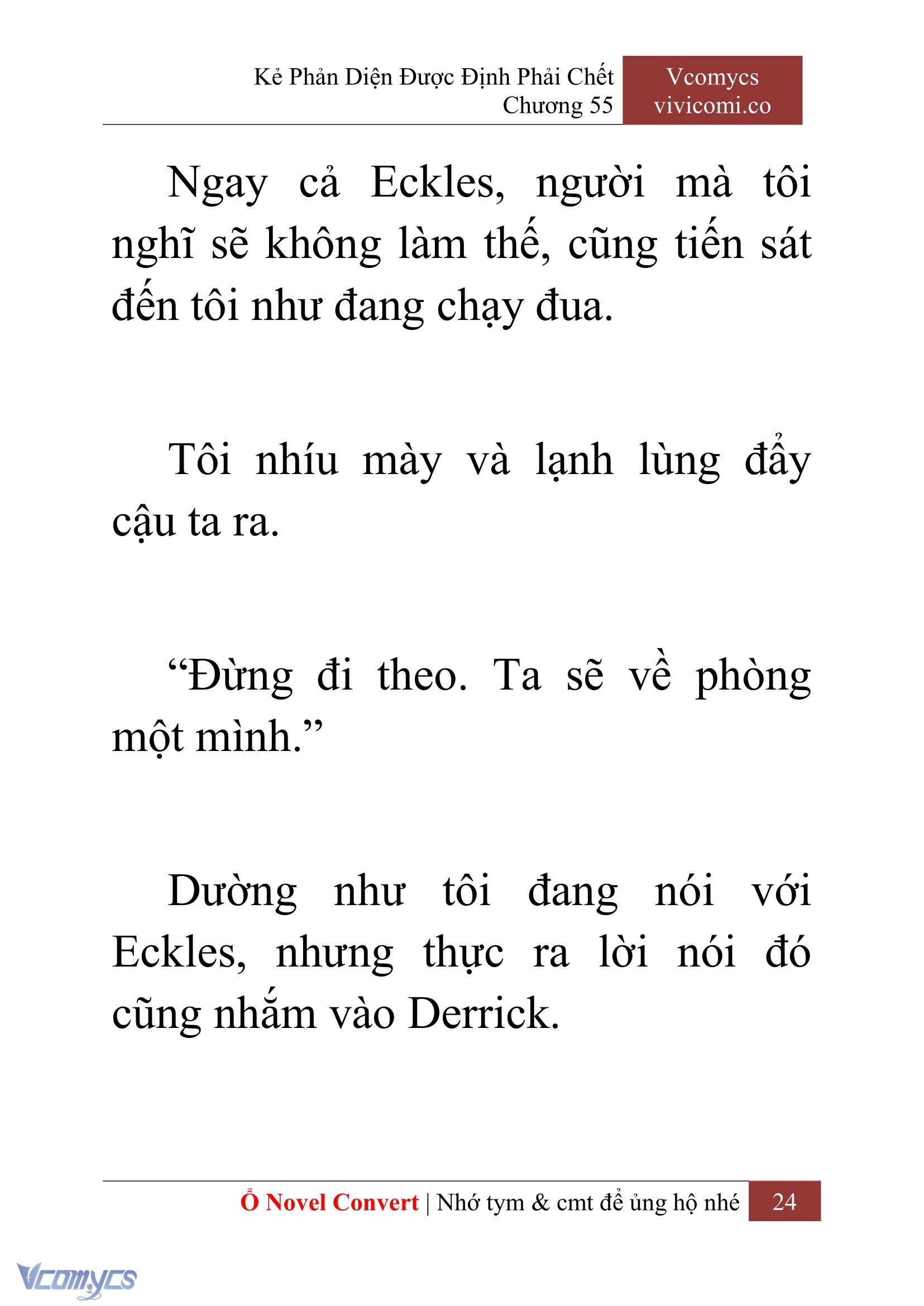 [Novel] Kẻ Phản Diện Được Định Phải Chết Chap 55 - Trang 2