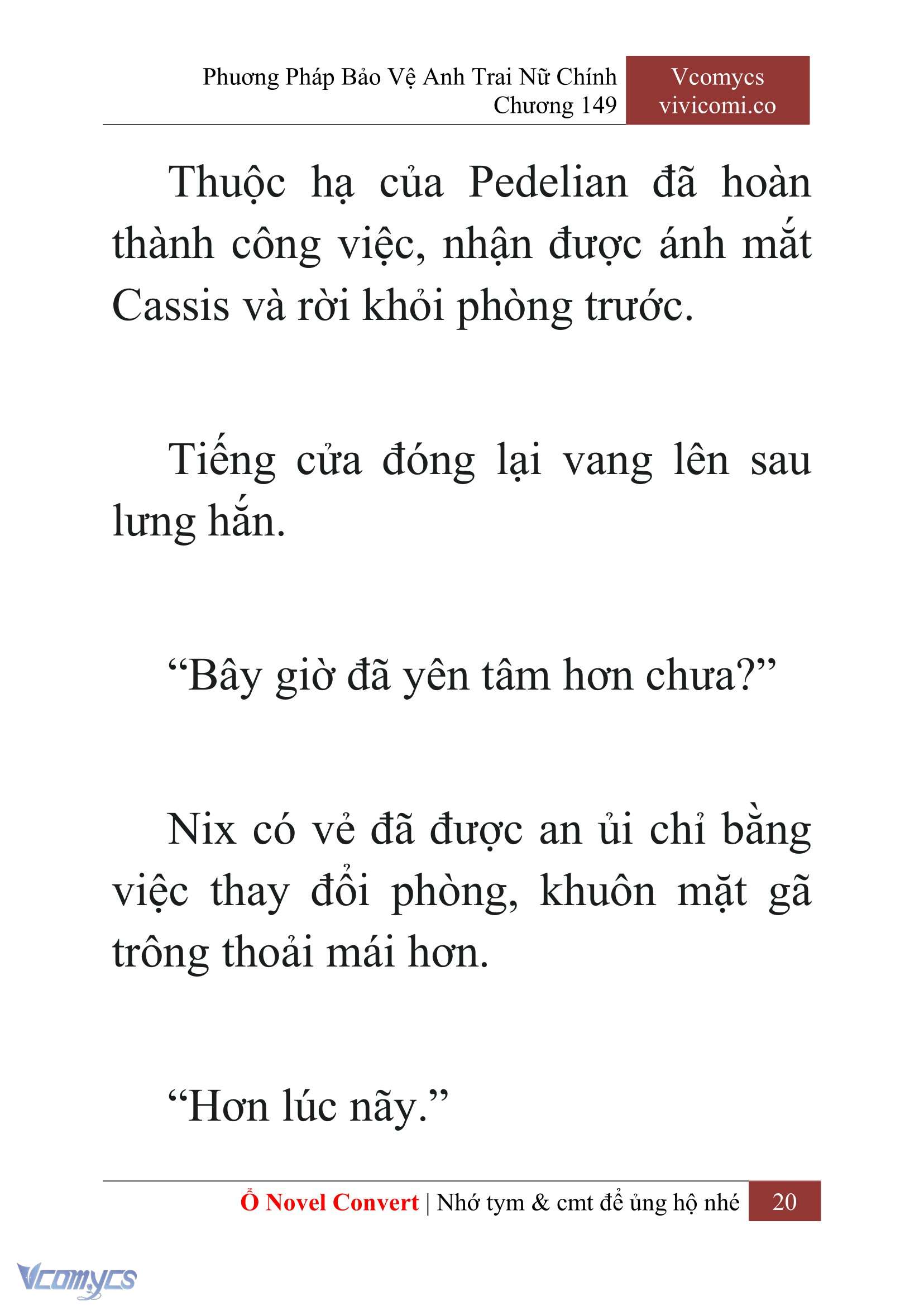 [Novel] Phương Pháp Bảo Vệ Anh Trai Nữ Chính Chap 149 - Next 