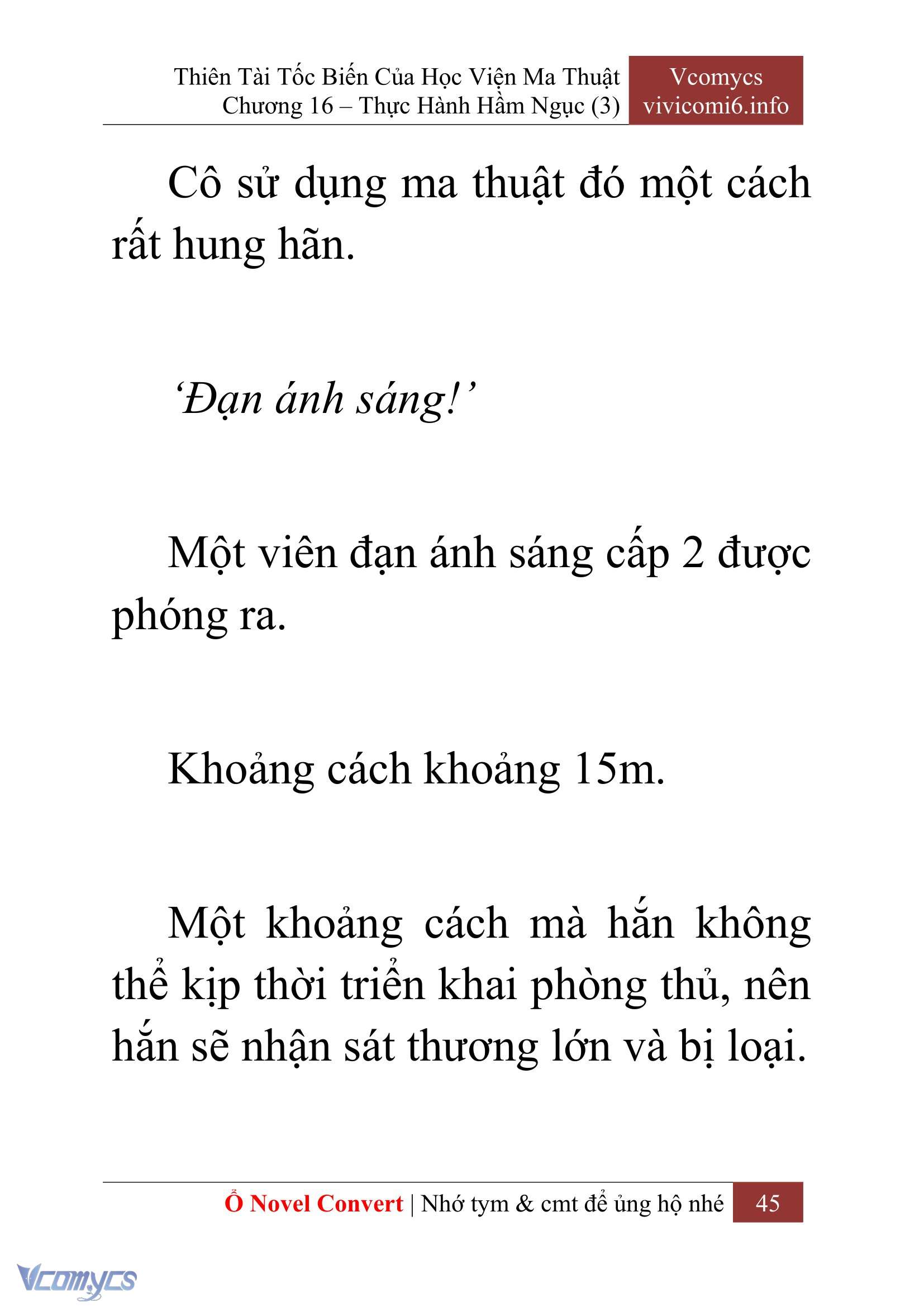 [Novel] Thiên Tài Tốc Biến Của Học Viện Ma Thuật Chap 16 - Trang 2
