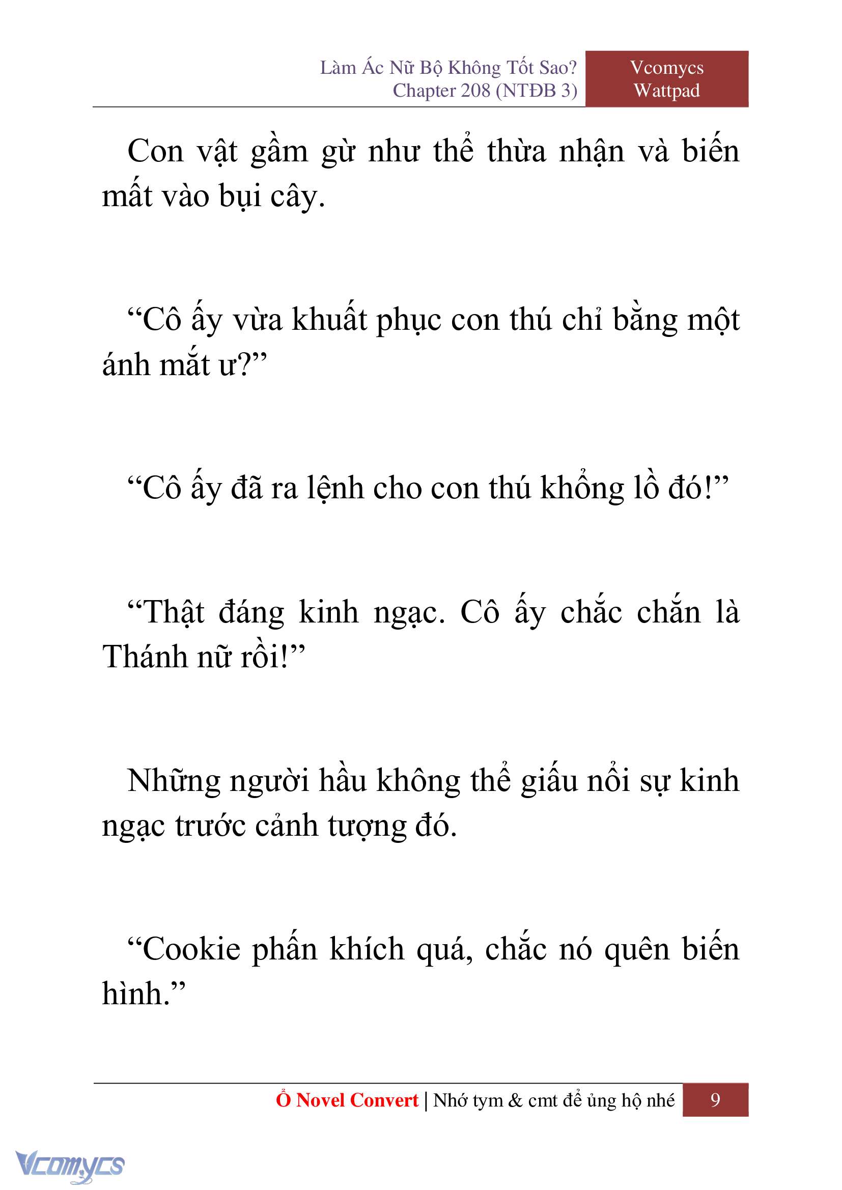 [Novel] Làm Ác Nữ Bộ Không Tốt Sao? Chap 208 - Trang 2
