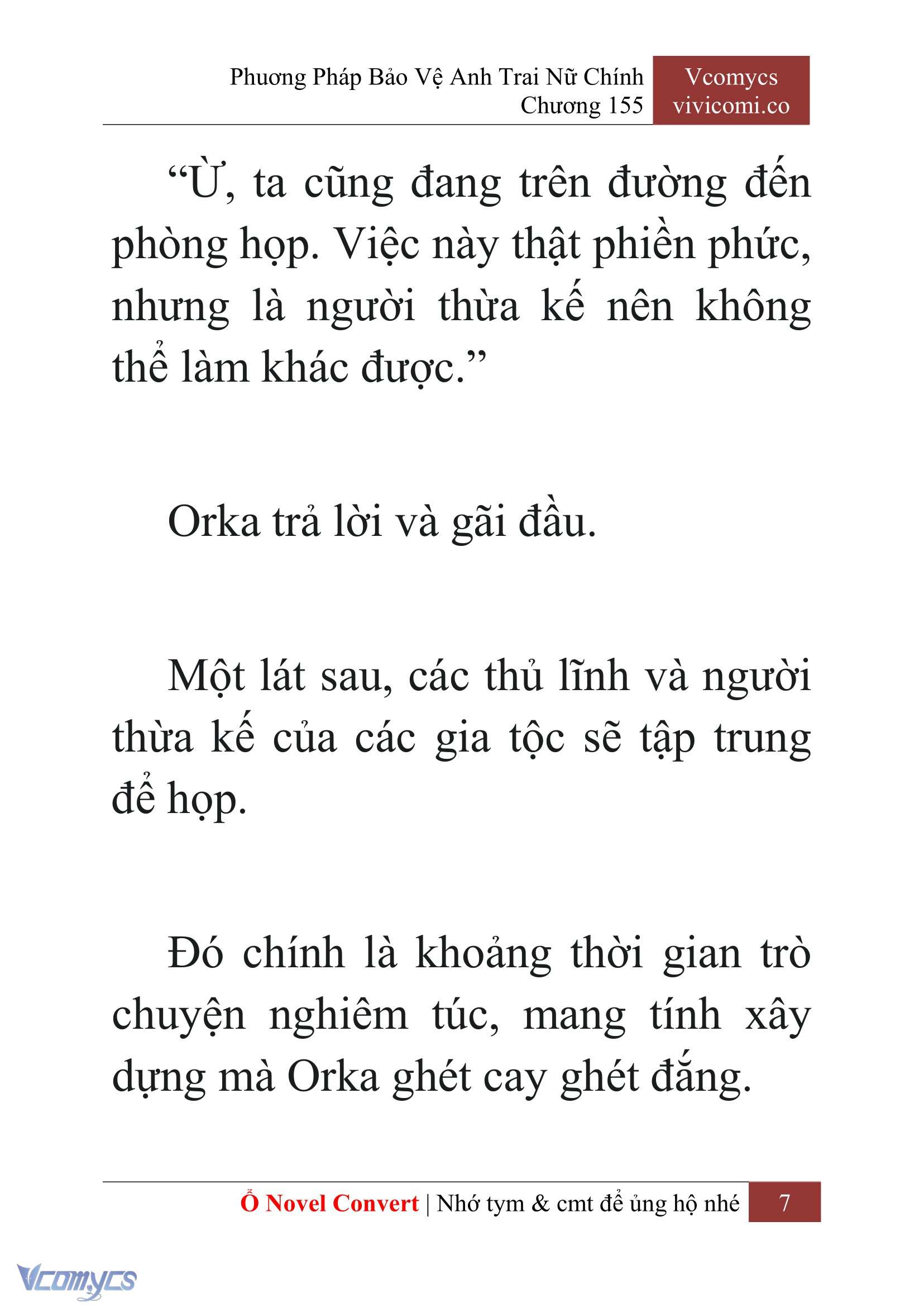 [Novel] Phương Pháp Bảo Vệ Anh Trai Nữ Chính Chap 155 - Trang 2