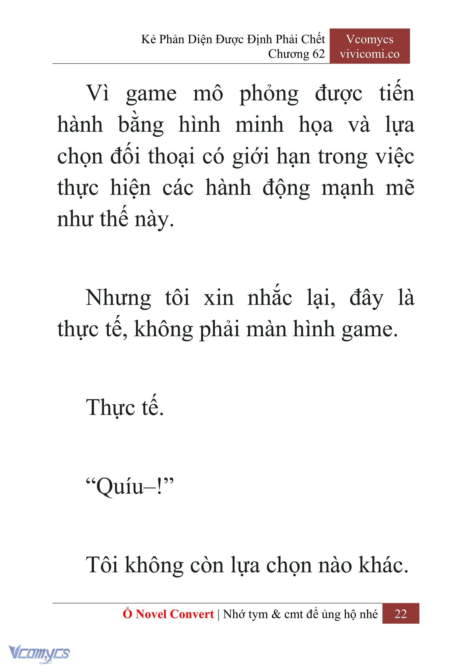 [Novel] Kẻ Phản Diện Được Định Phải Chết Chap 62 - Next Chap 63