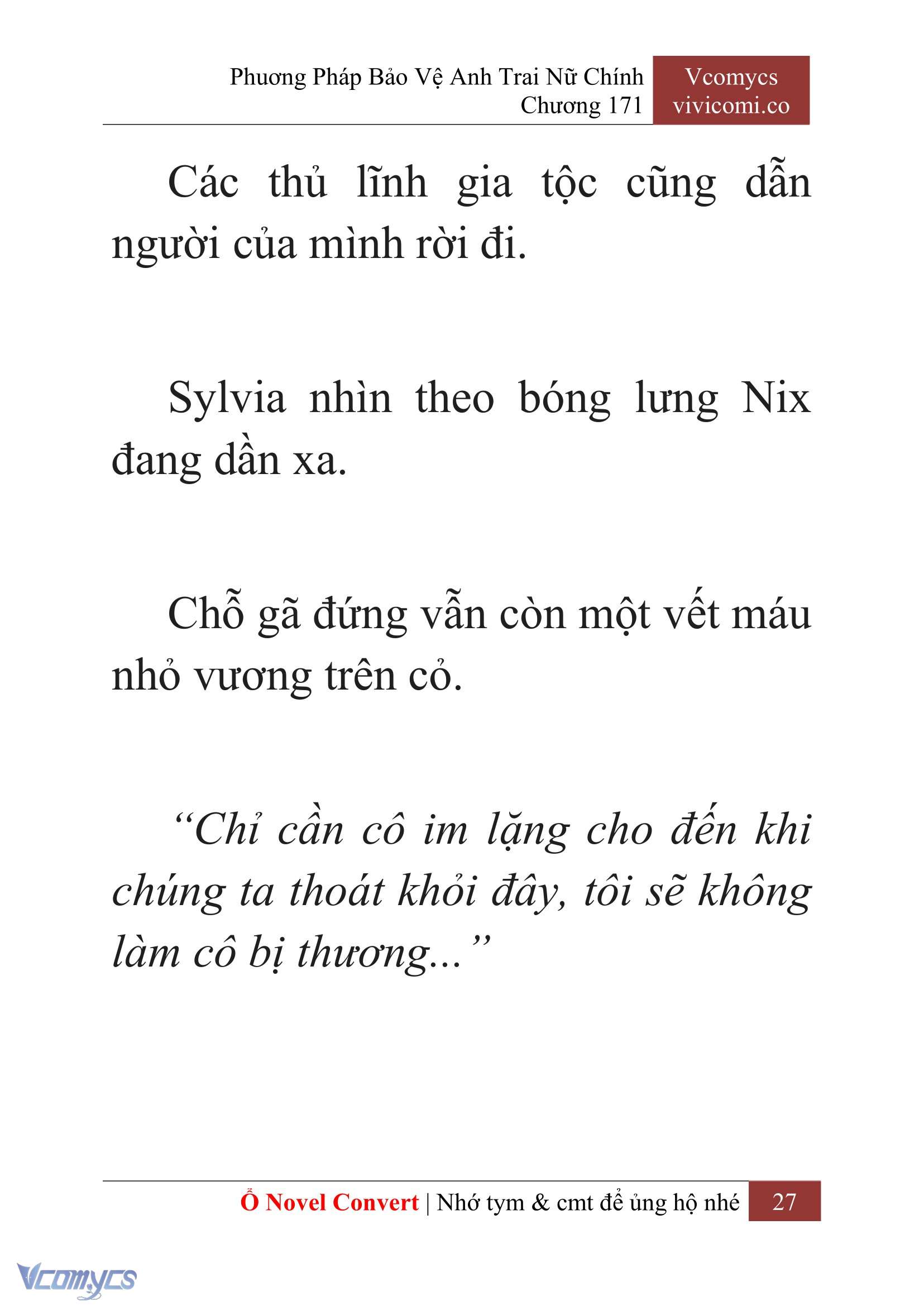 [Novel] Phương Pháp Bảo Vệ Anh Trai Nữ Chính Chap 171 - Trang 2