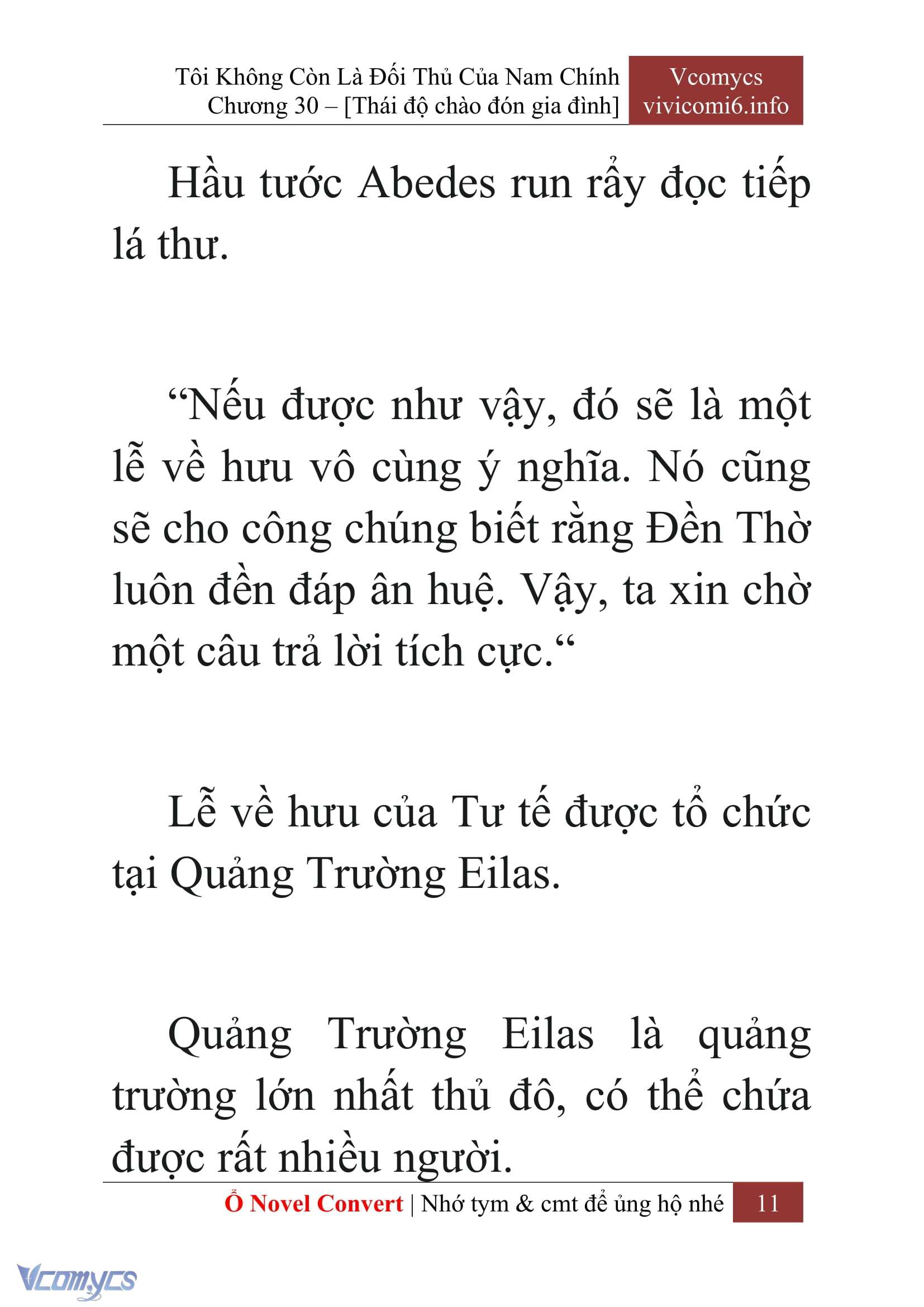 [Novel] Tôi Không Còn Là Đối Thủ Của Nam Chính Chap 30 - Trang 2
