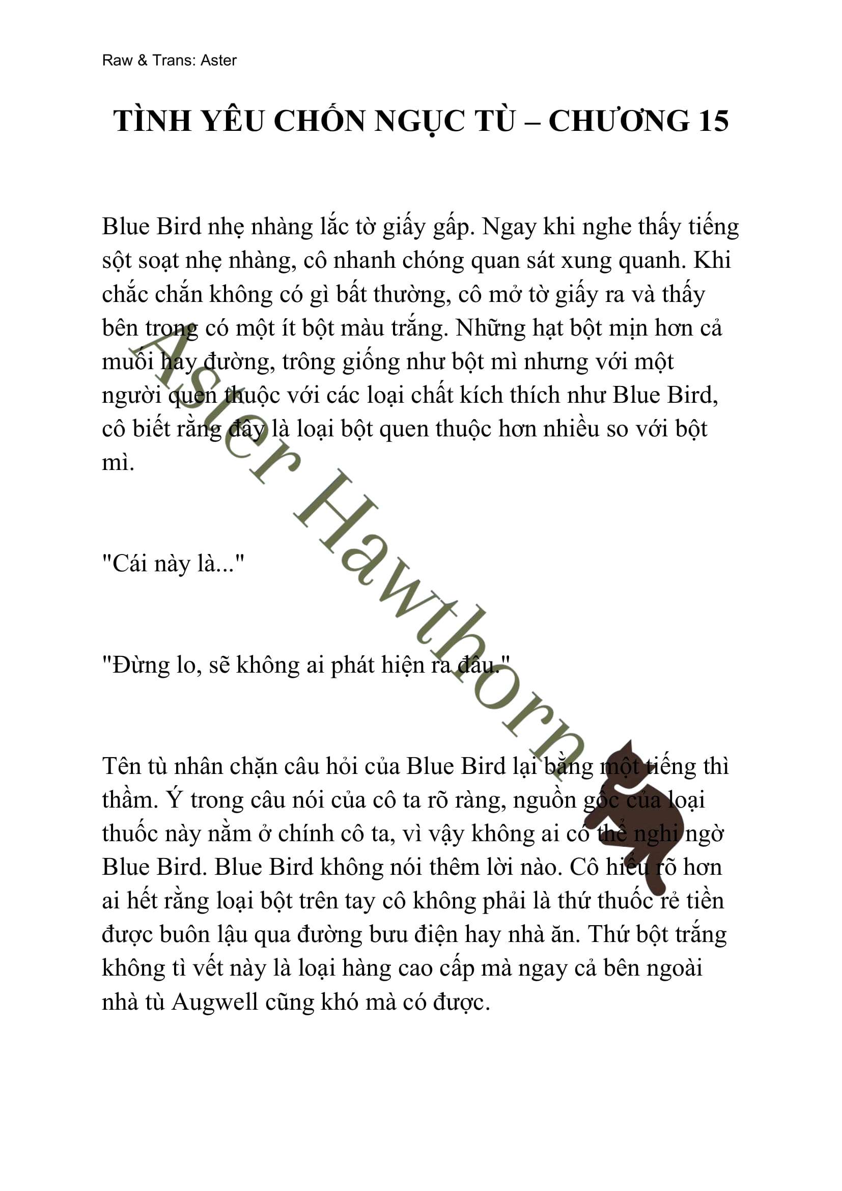 [NOVEL] Tình Yêu Chốn Ngục Tù Chap 15 - Trang 2