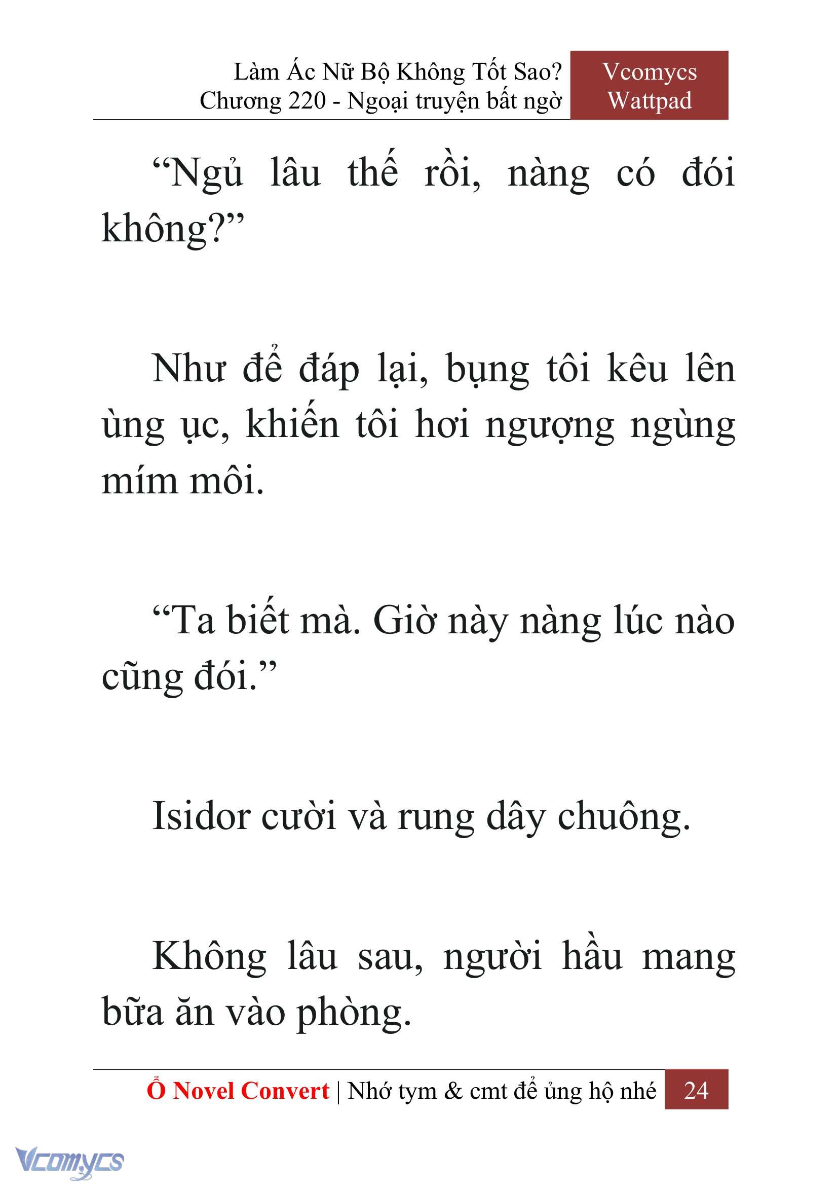 [Novel] Làm Ác Nữ Bộ Không Tốt Sao? Chap 220 - Trang 2