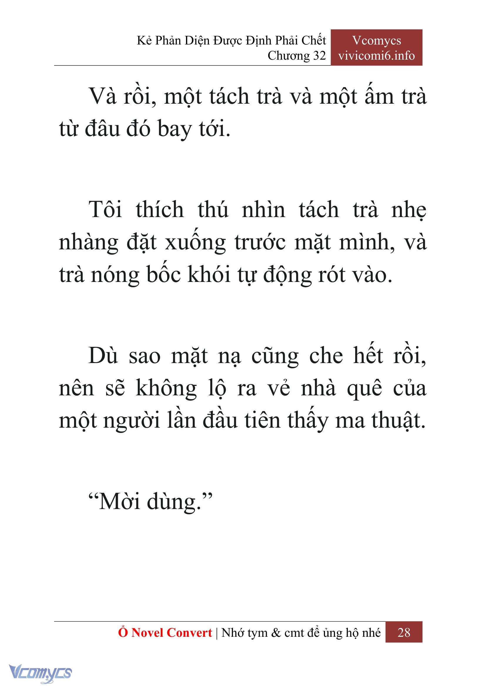 [Novel] Kẻ Phản Diện Được Định Phải Chết Chap 32 - Trang 2