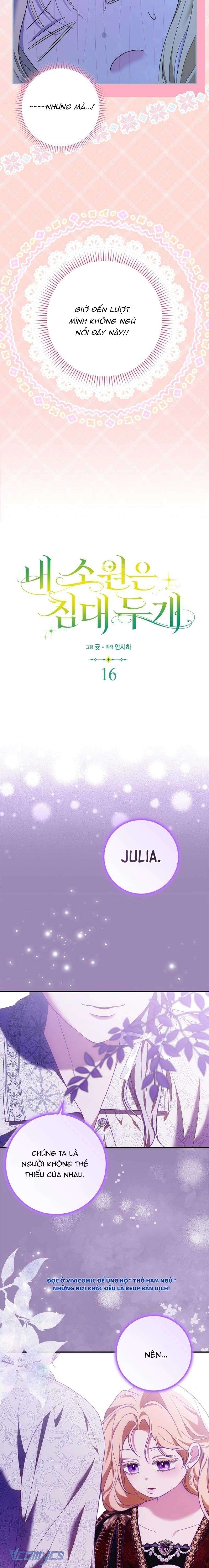 [15+] Tôi Không Muốn Ngủ Chung Giường Với Ngài Đâu! Chap 16 - Trang 4