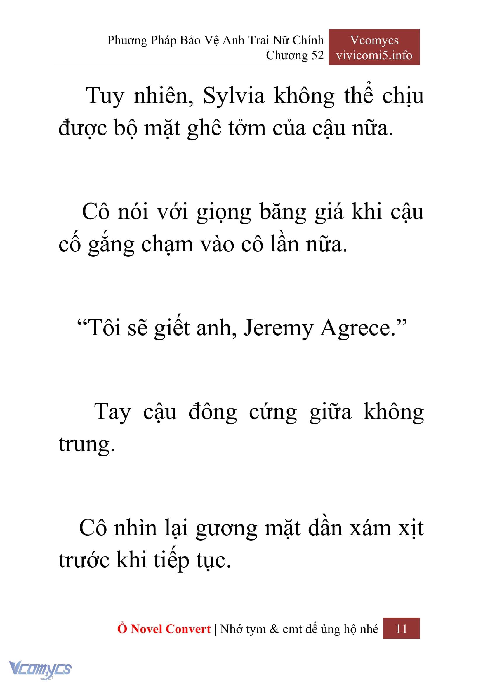 [Novel] Phương Pháp Bảo Vệ Anh Trai Nữ Chính Chap 52 - Trang 2