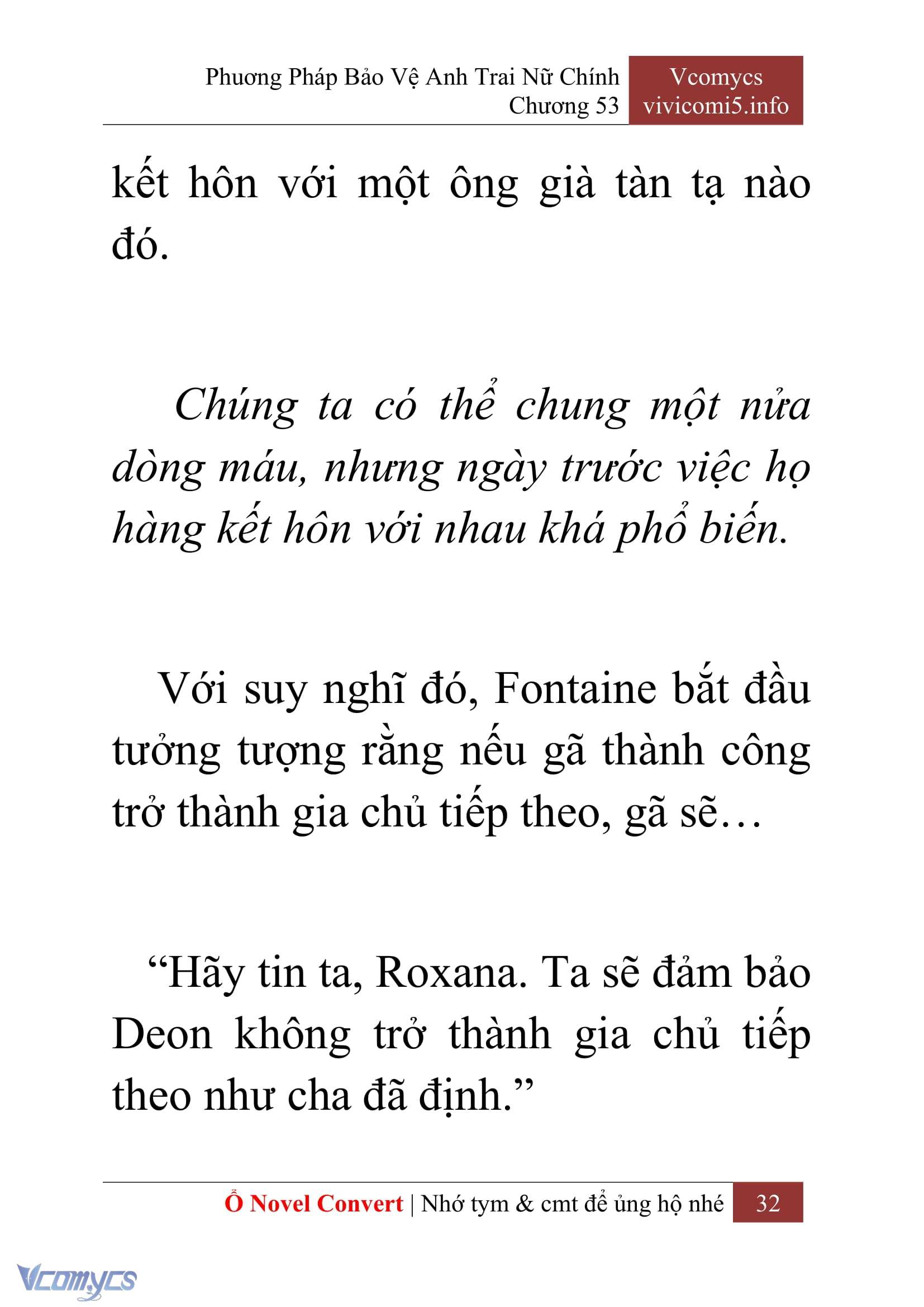 [Novel] Phương Pháp Bảo Vệ Anh Trai Nữ Chính Chap 53 - Trang 2