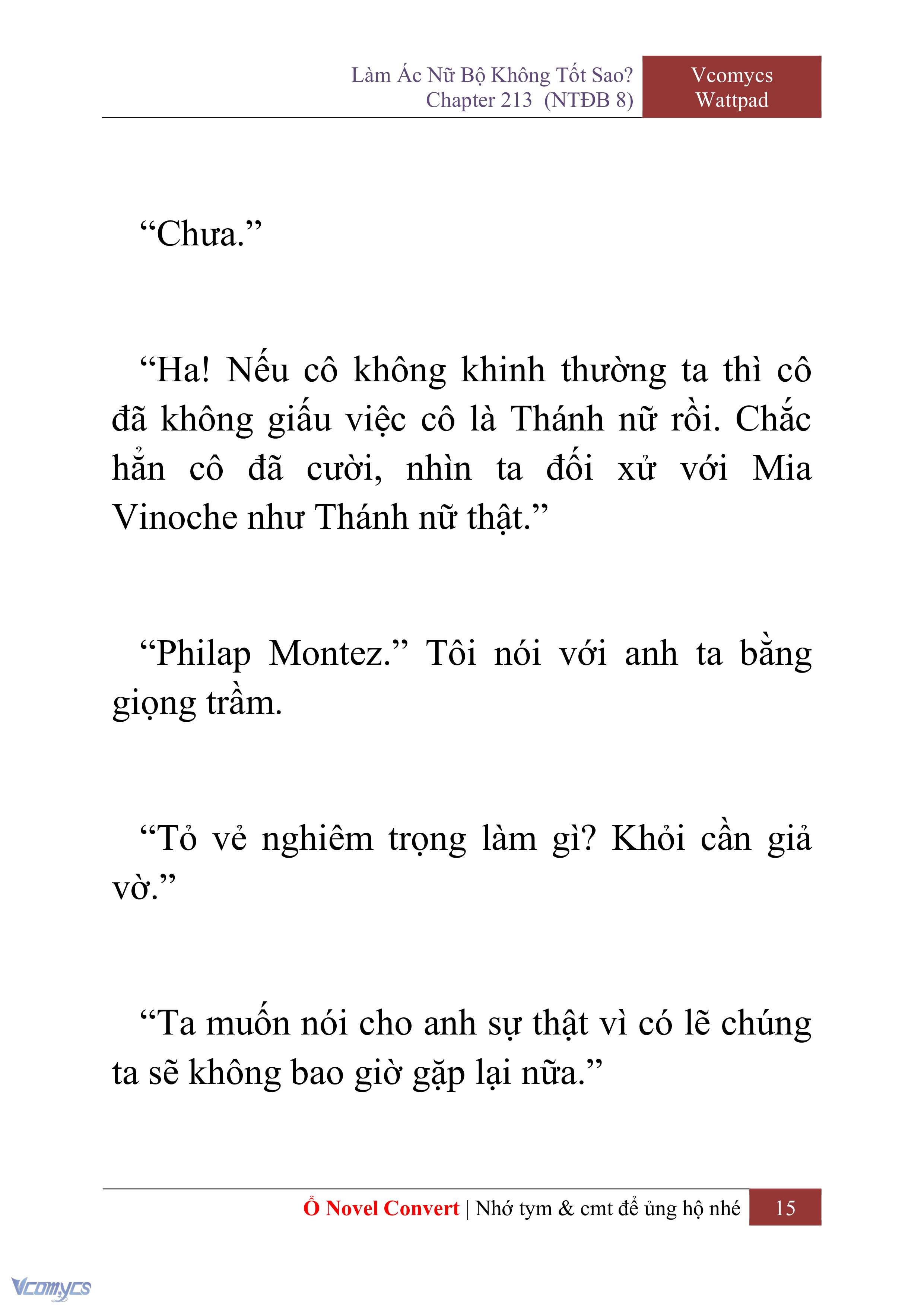 [Novel] Làm Ác Nữ Bộ Không Tốt Sao? Chap 213 - Trang 2