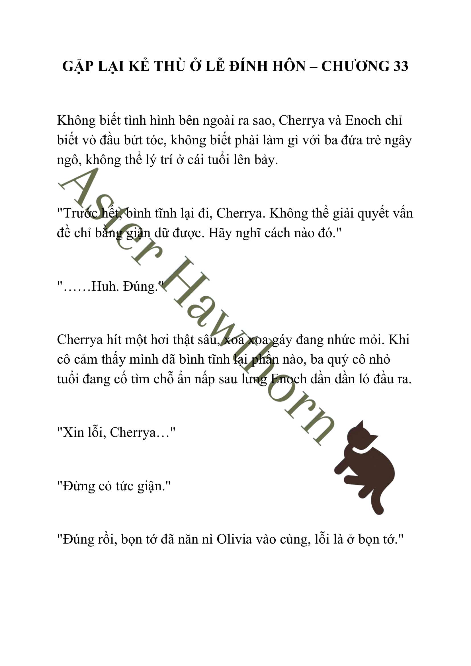 [NOVEL] Gặp Lại Kẻ Thù Ở Lễ Đính Hôn Chap 33 - Trang 2