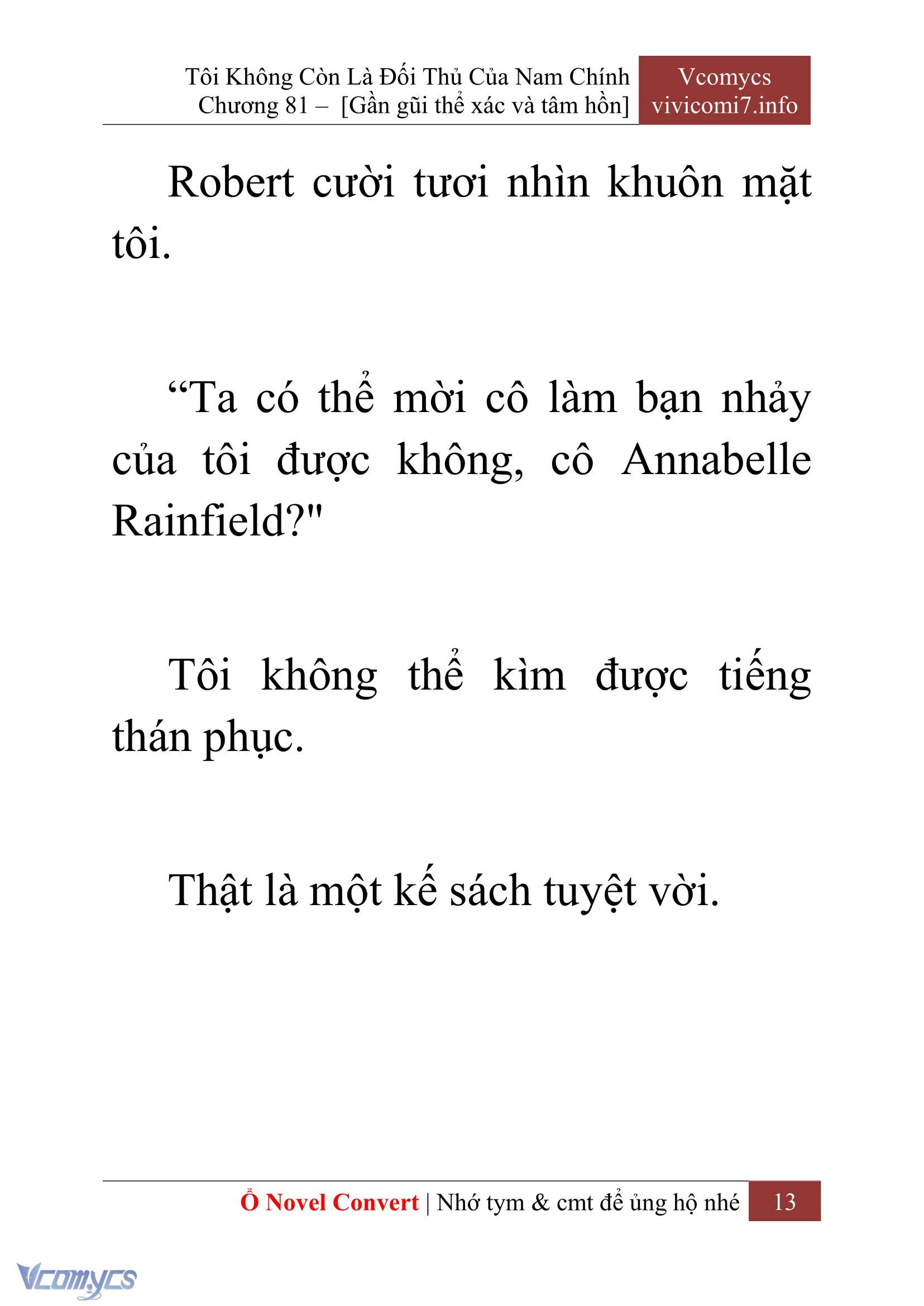 [Novel] Tôi Không Còn Là Đối Thủ Của Nam Chính Chap 81 - Next 