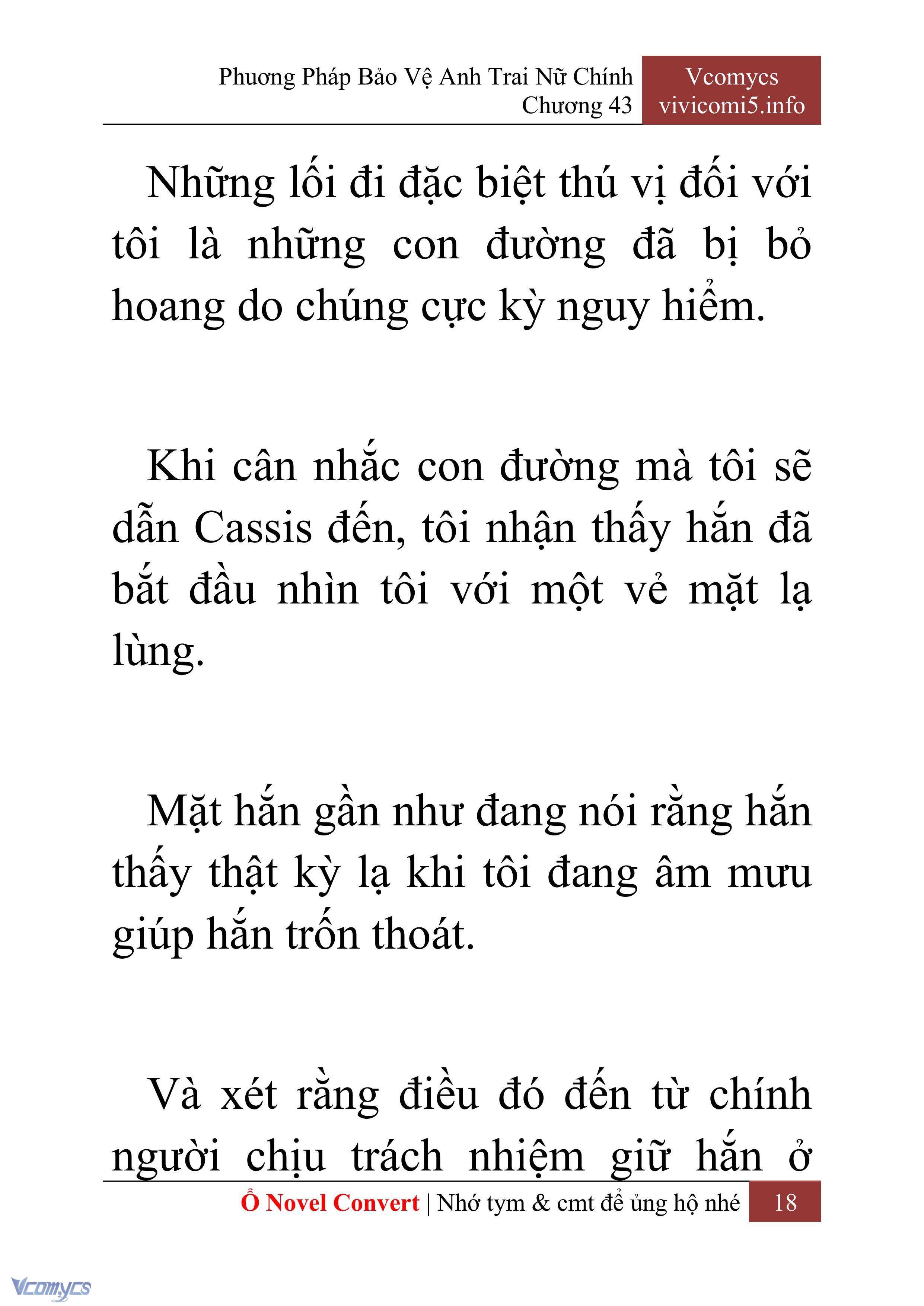 [Novel] Phương Pháp Bảo Vệ Anh Trai Nữ Chính Chap 43 - Trang 2