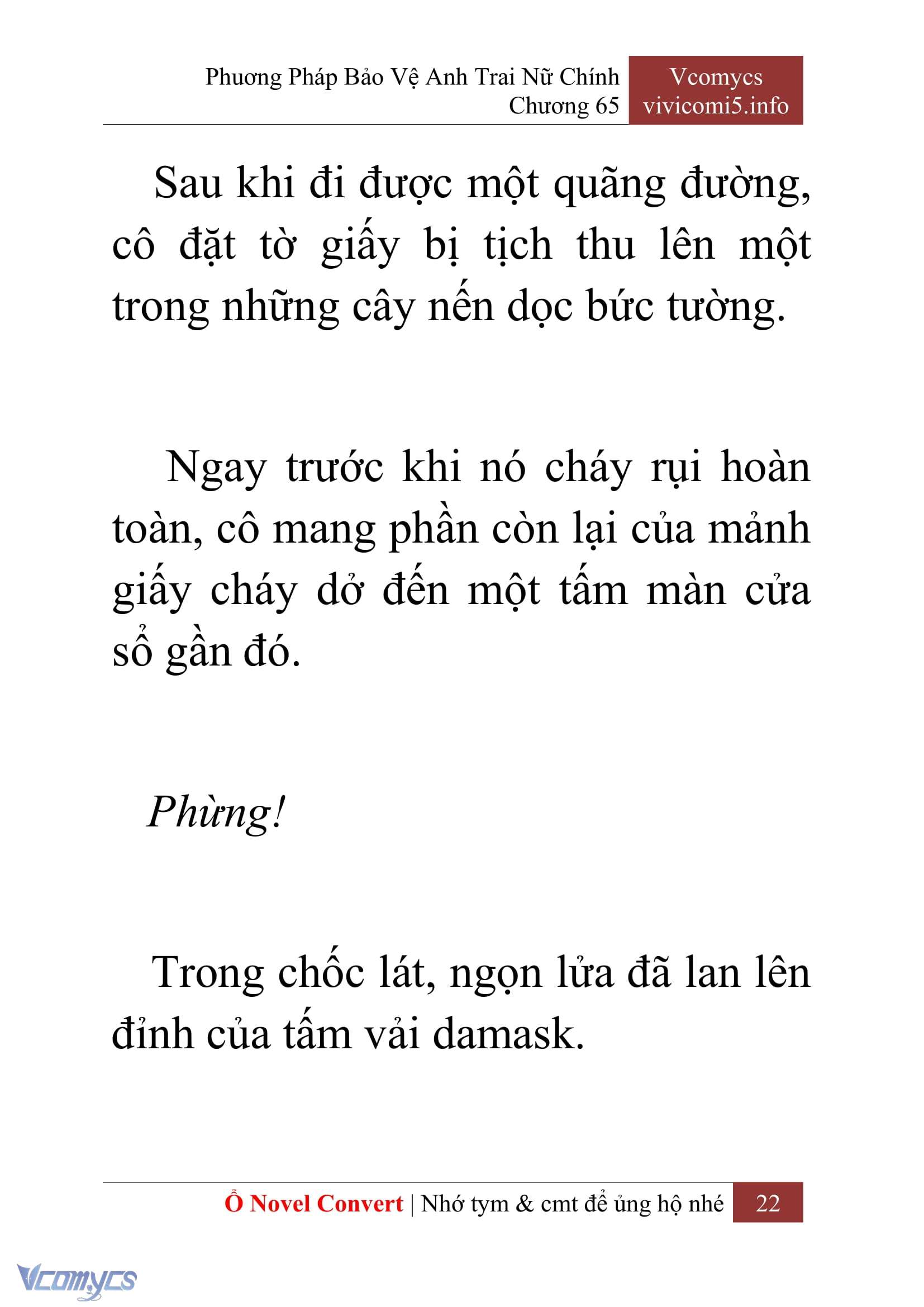 [Novel] Phương Pháp Bảo Vệ Anh Trai Nữ Chính Chap 65 - Trang 2