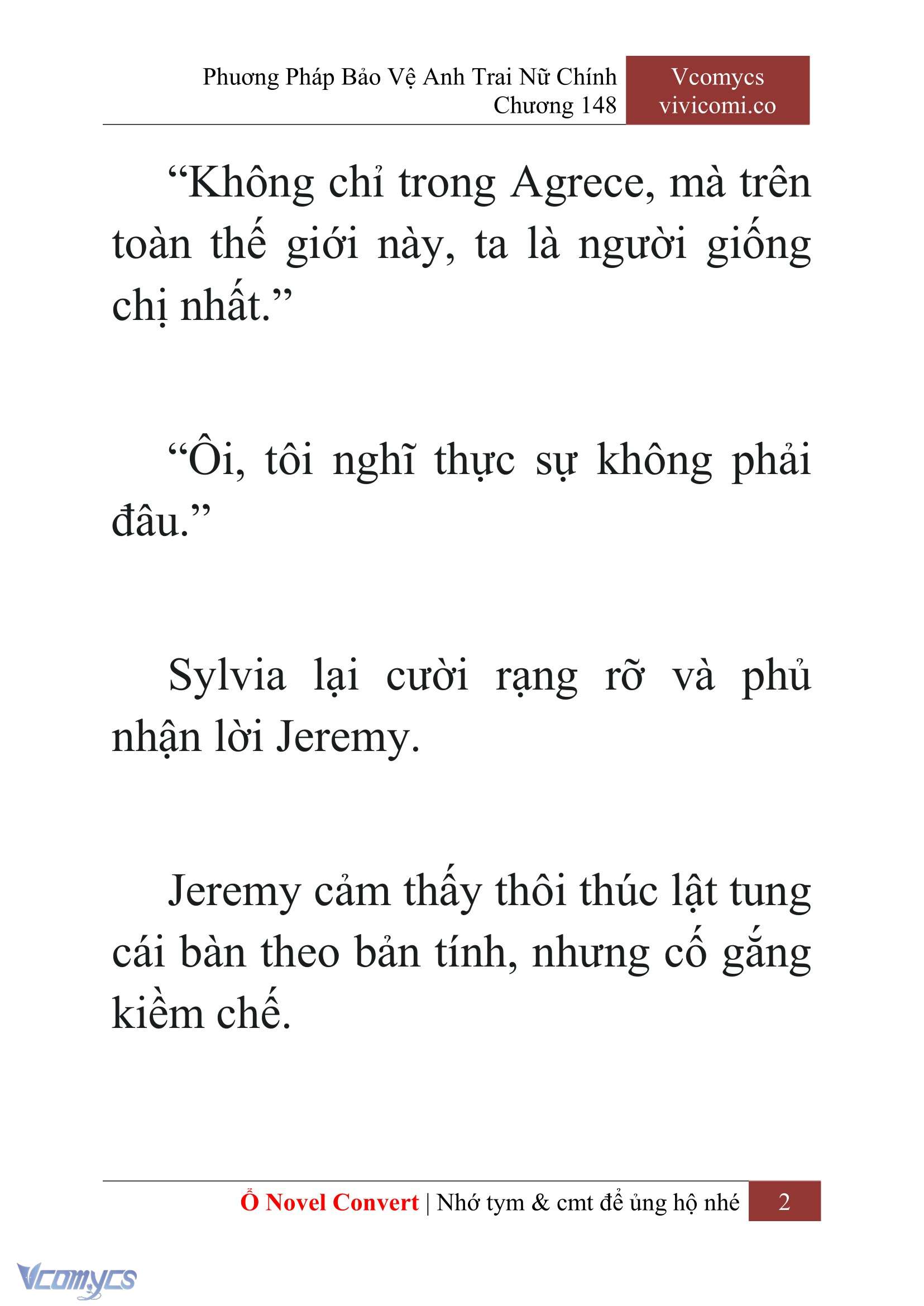 [Novel] Phương Pháp Bảo Vệ Anh Trai Nữ Chính Chap 148 - Next Chap 149