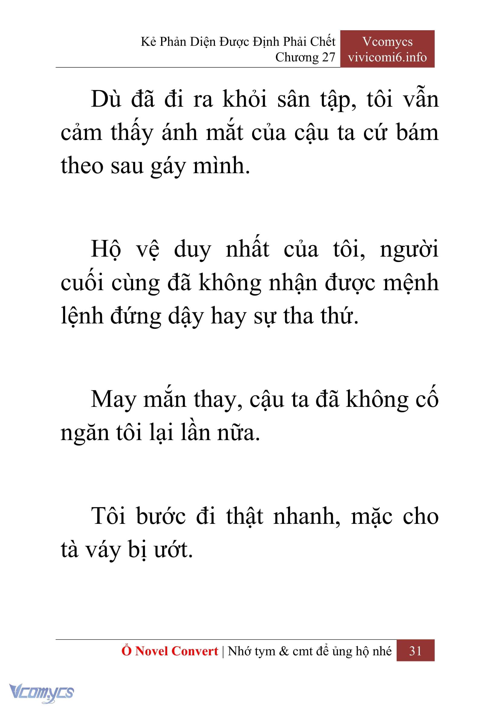 [Novel] Kẻ Phản Diện Được Định Phải Chết Chap 27 - Trang 2