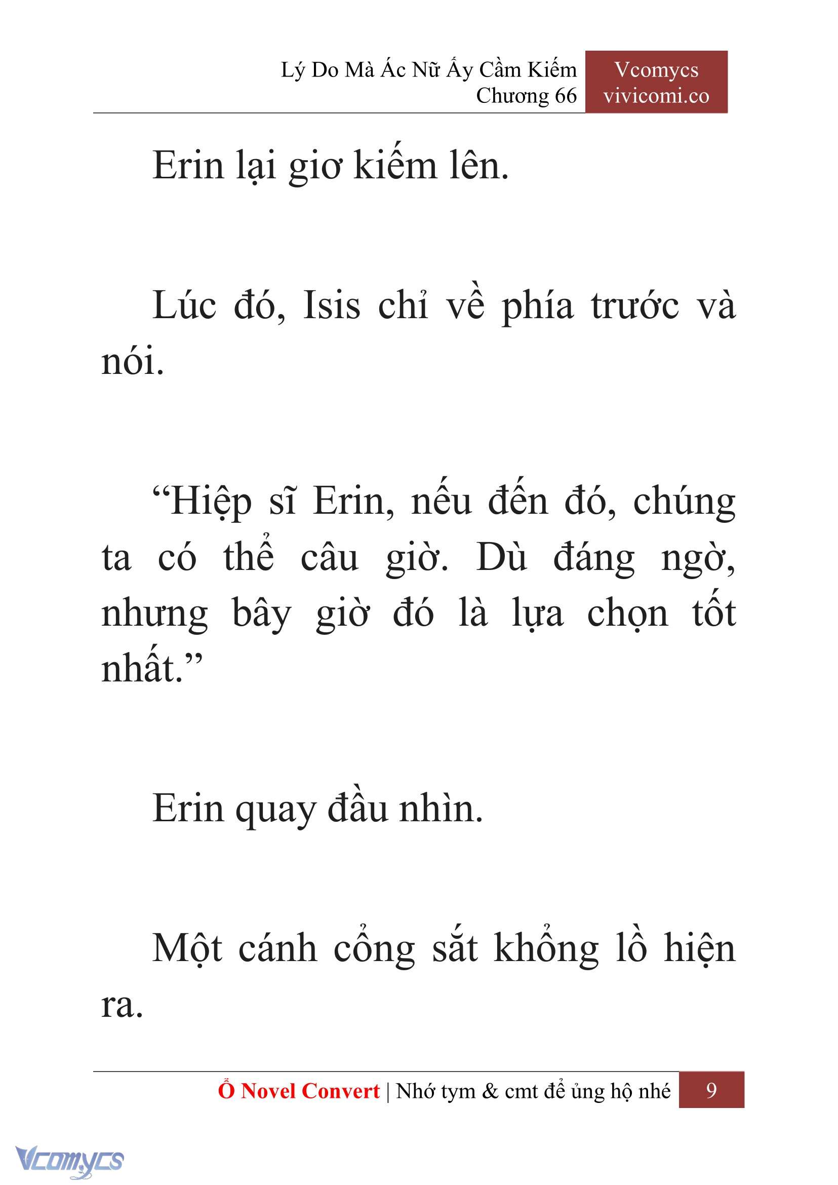 [Novel] Lý Do Mà Ác Nữ Ấy Cầm Kiếm Chap 66 - Trang 2