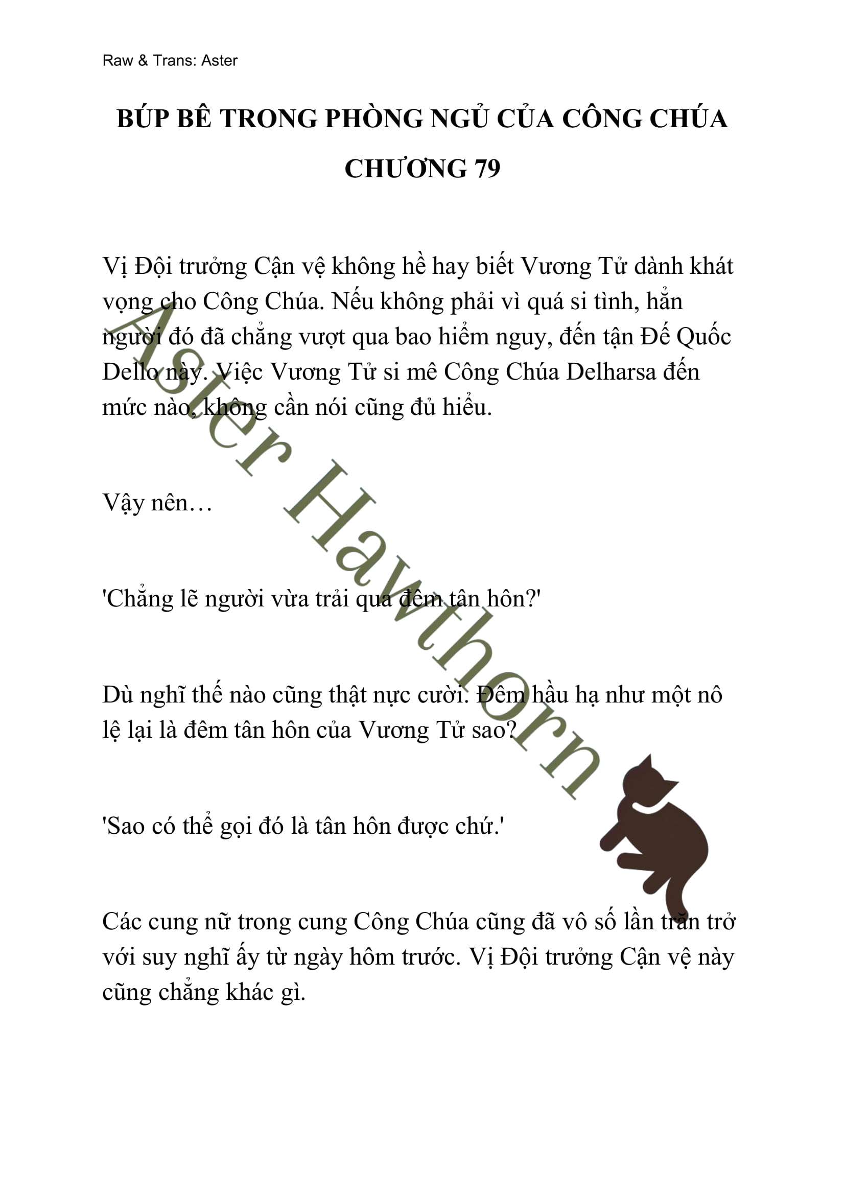 [NOVEL] Búp Bê Trong Phòng Ngủ Của Công Chúa Chap 79 - Trang 2