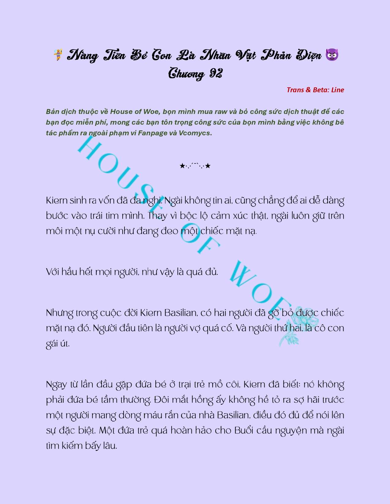 [NOVEL] NÀNG TIÊN BÉ CON LÀ NHÂN VẬT PHẢN DIỆN Chap 92 - Trang 2