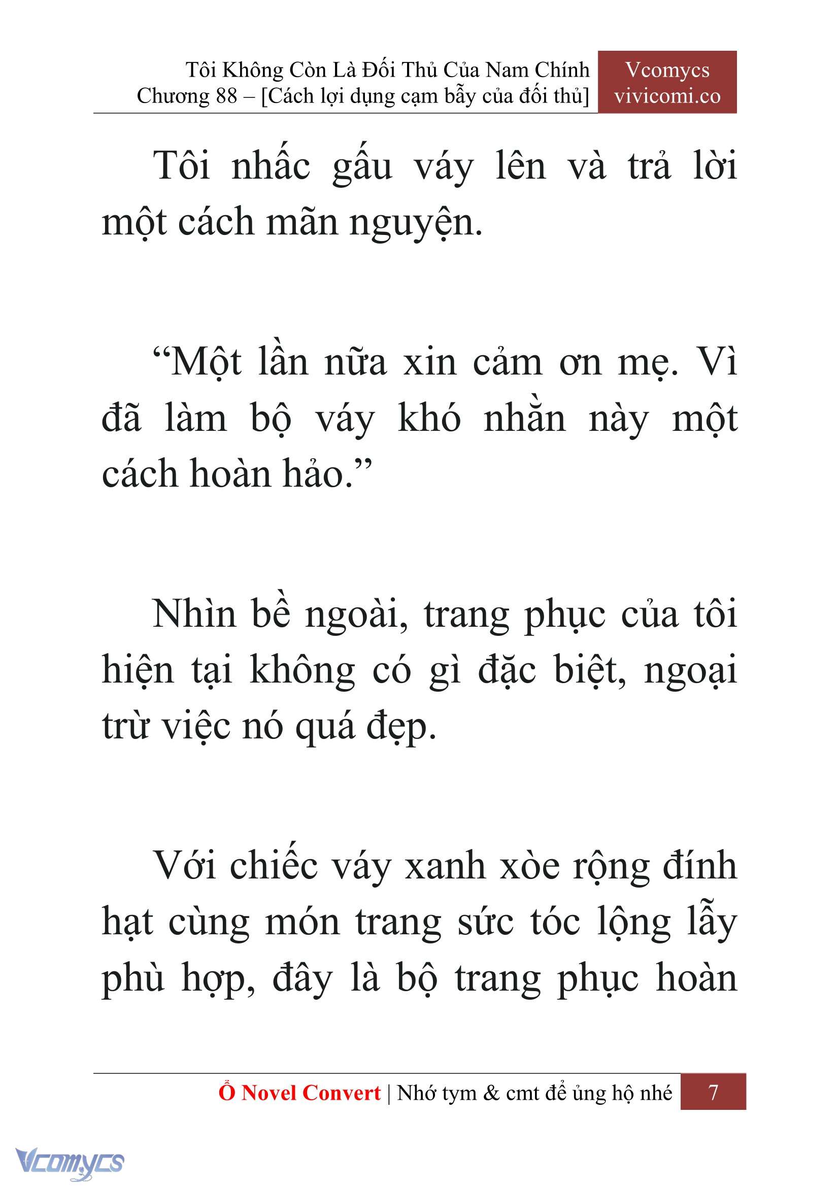 [Novel] Tôi Không Còn Là Đối Thủ Của Nam Chính Chap 88 - Trang 2