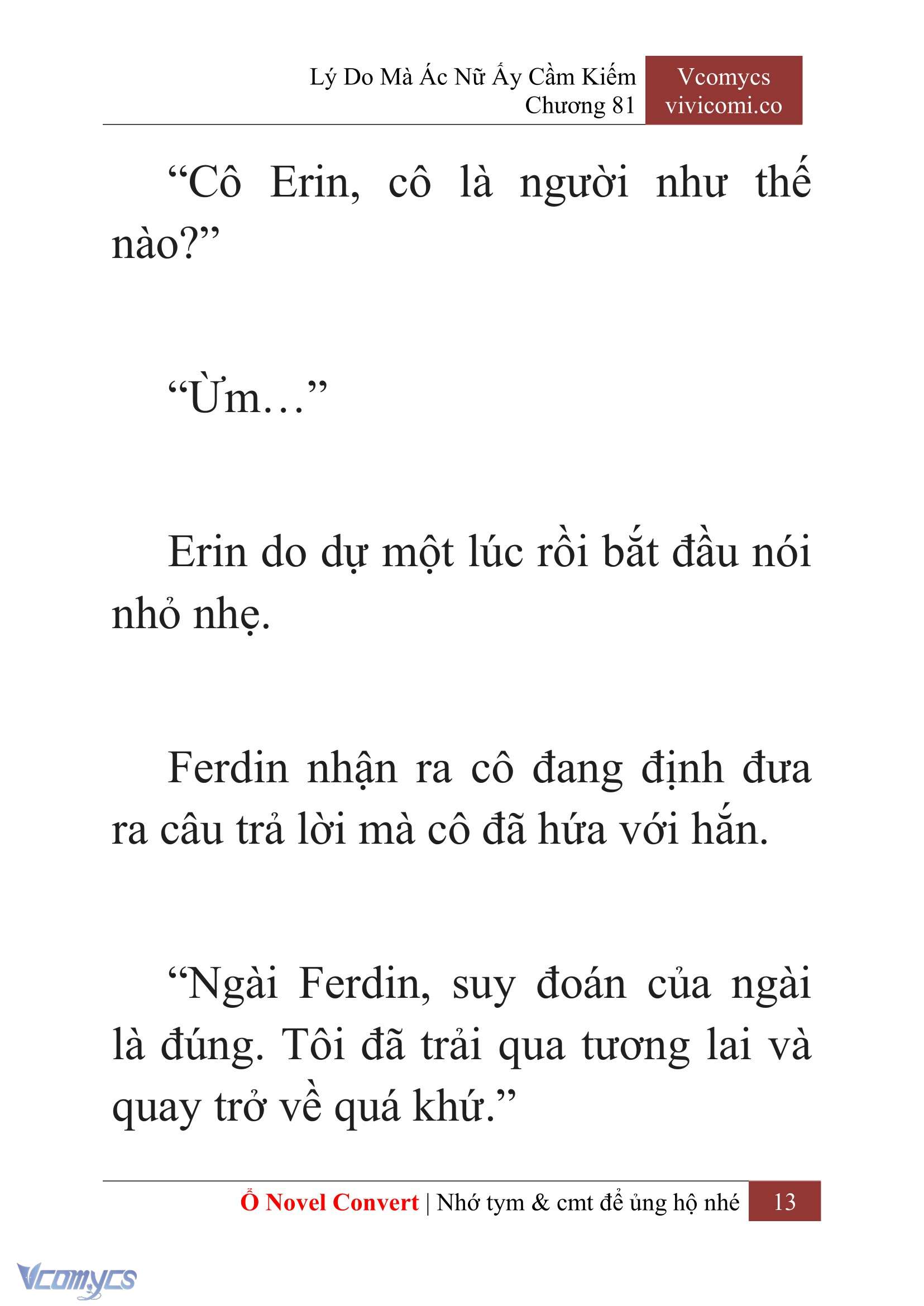 [Novel] Lý Do Mà Ác Nữ Ấy Cầm Kiếm Chap 81 - Trang 2