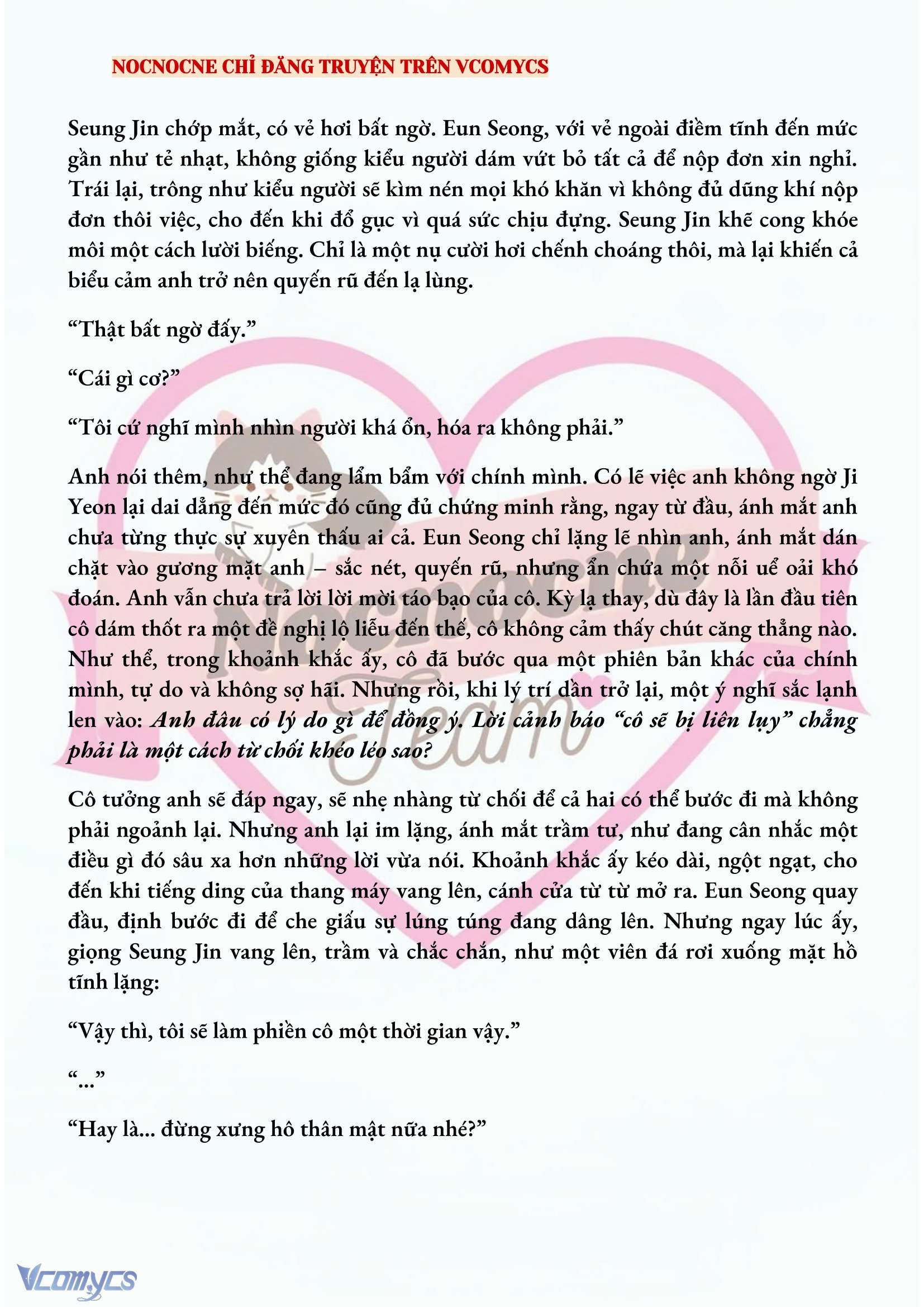 [NOVEL] CHÚNG TA KẾT THÚC VÀO MÙA THU Chap 5 - Trang 2