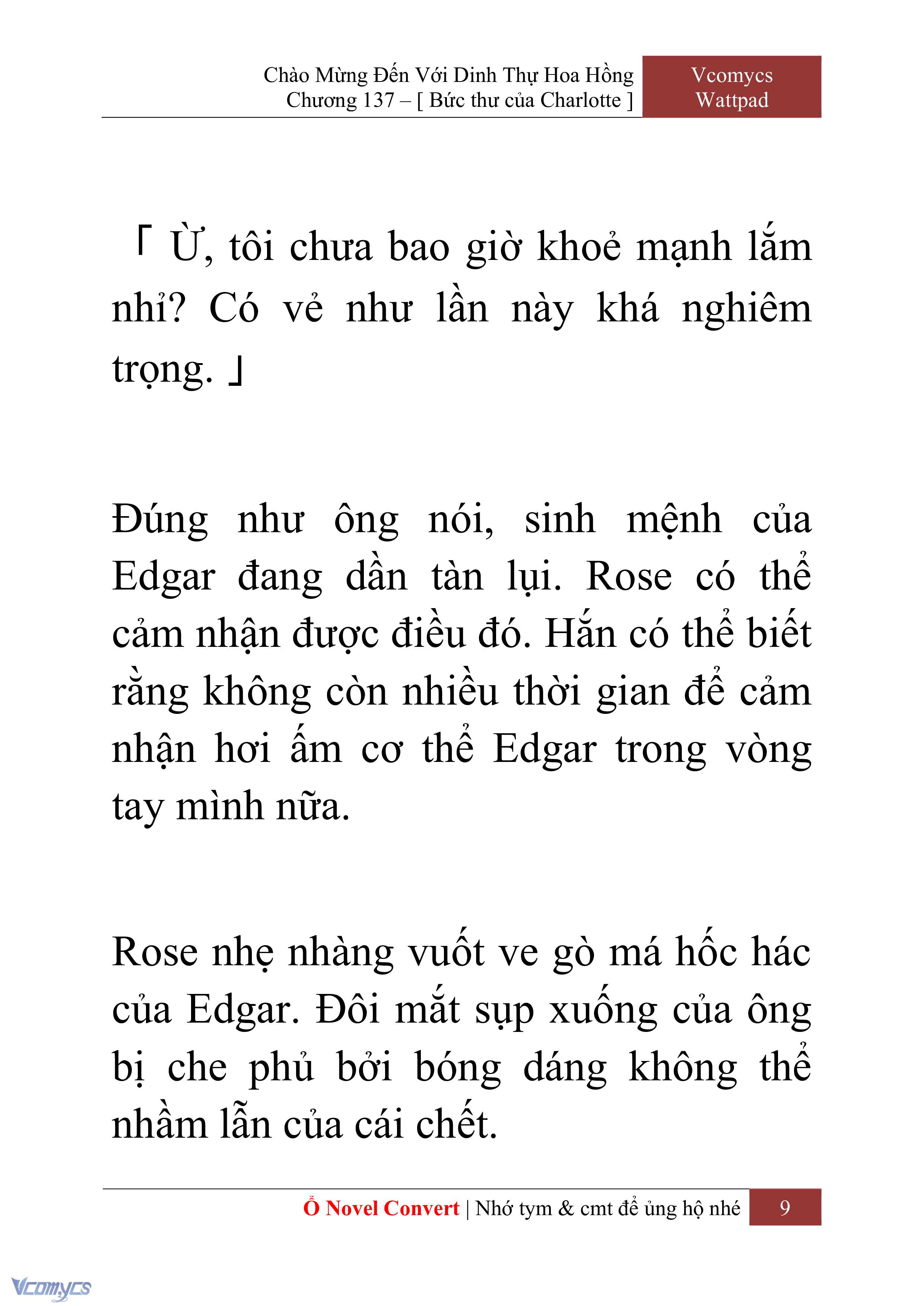 [Novel] Chào Mừng Đến Với Dinh Thự Hoa Hồng Chap 137 - Trang 2