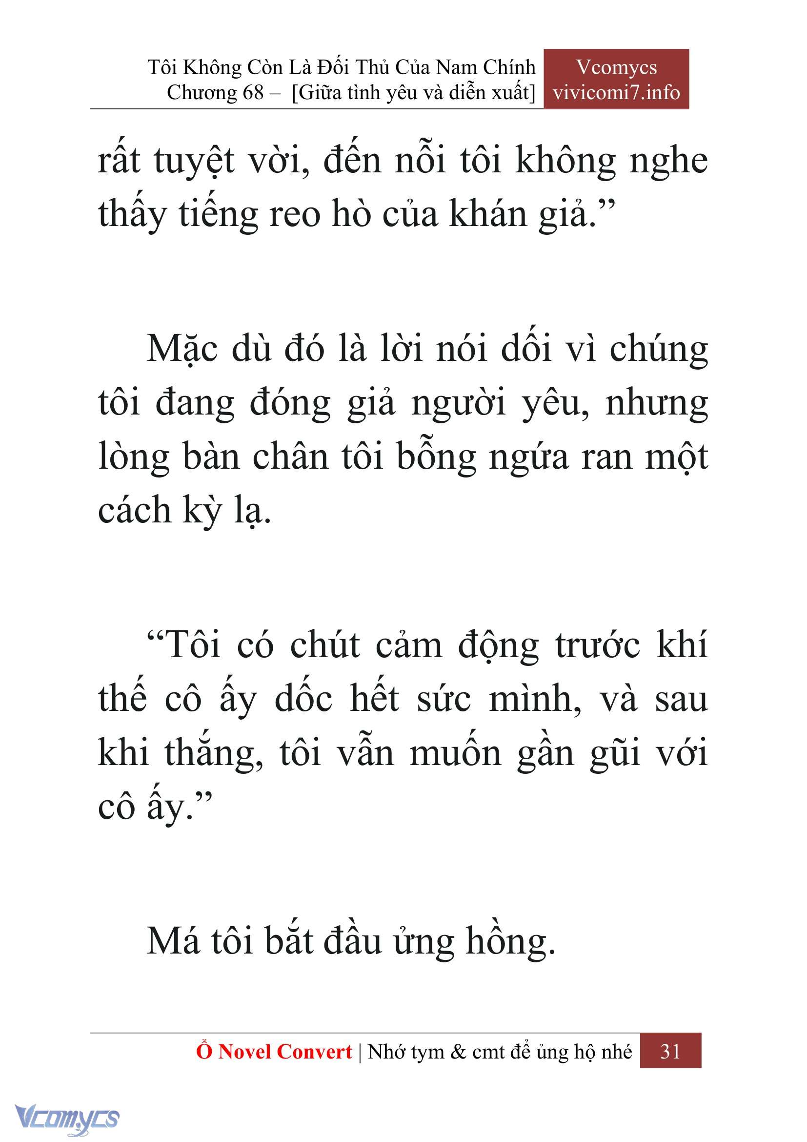[Novel] Tôi Không Còn Là Đối Thủ Của Nam Chính Chap 68 - Trang 2