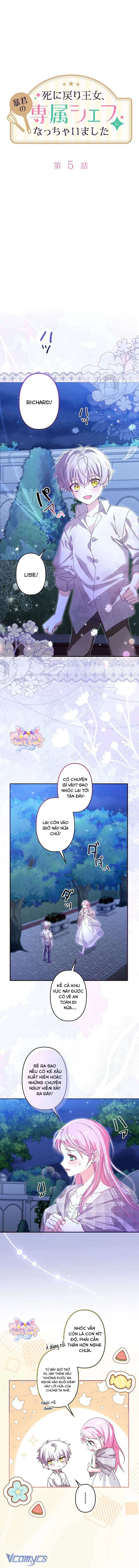 Trở Thành Đầu Bếp Riêng Của Nhân Vật Phản Diện Chap 5 - Trang 2