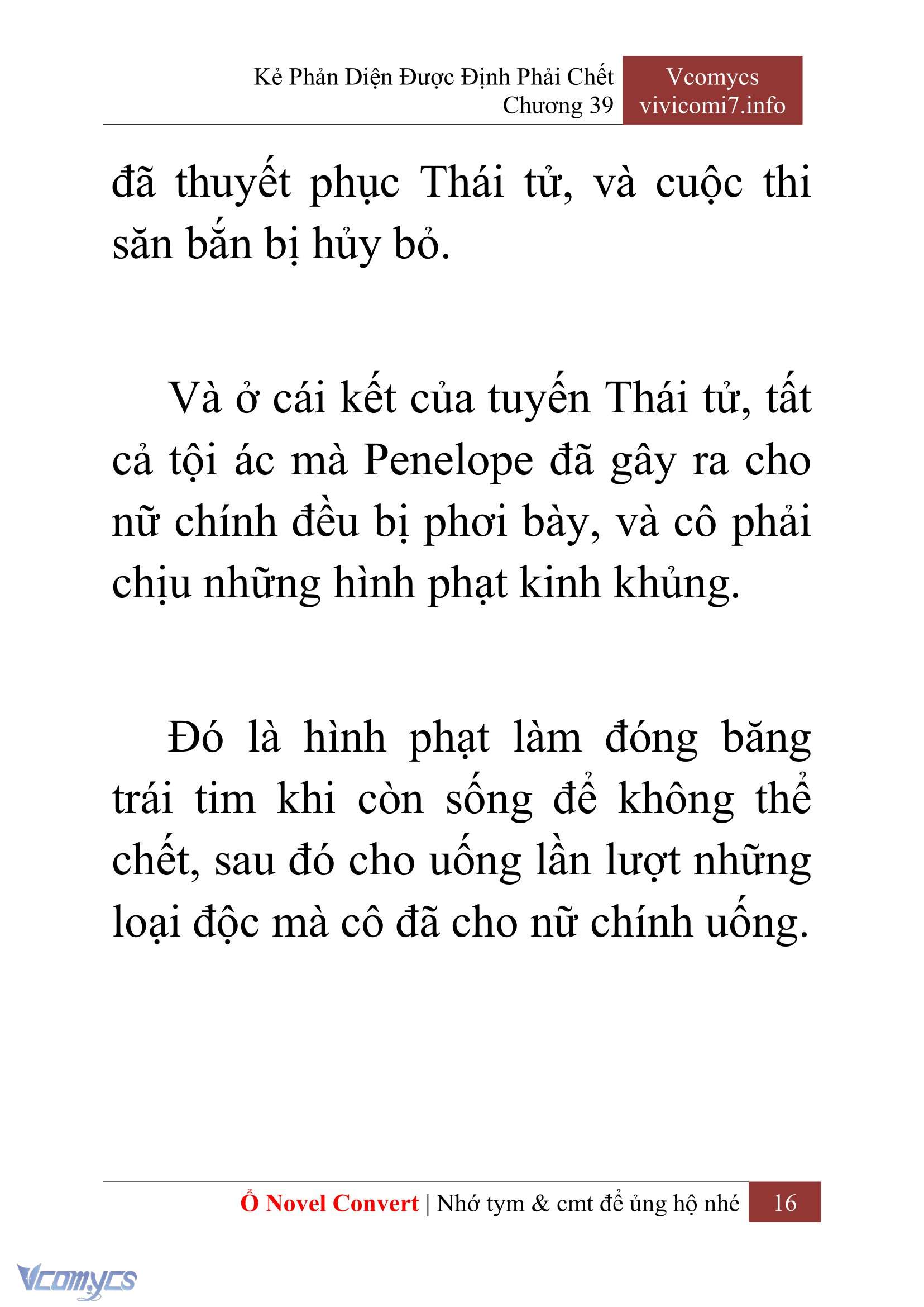 [Novel] Kẻ Phản Diện Được Định Phải Chết Chap 39 - Trang 2