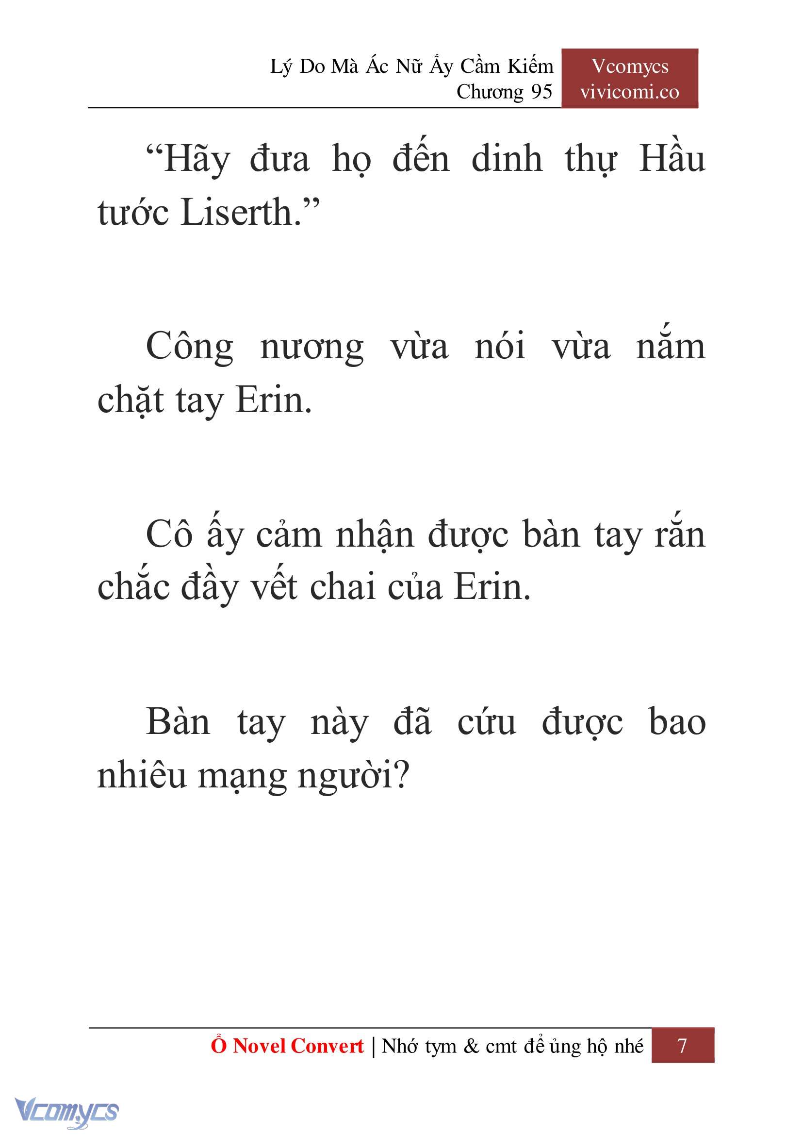 [Novel] Lý Do Mà Ác Nữ Ấy Cầm Kiếm Chap 95 - Next 