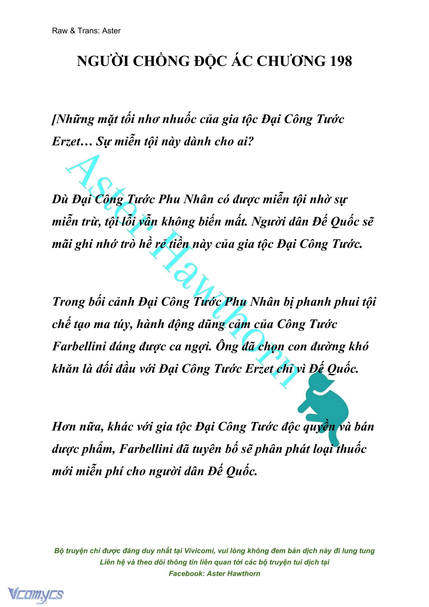 [NOVEL] Người Chồng Độc Ác Chap 198 - Trang 2