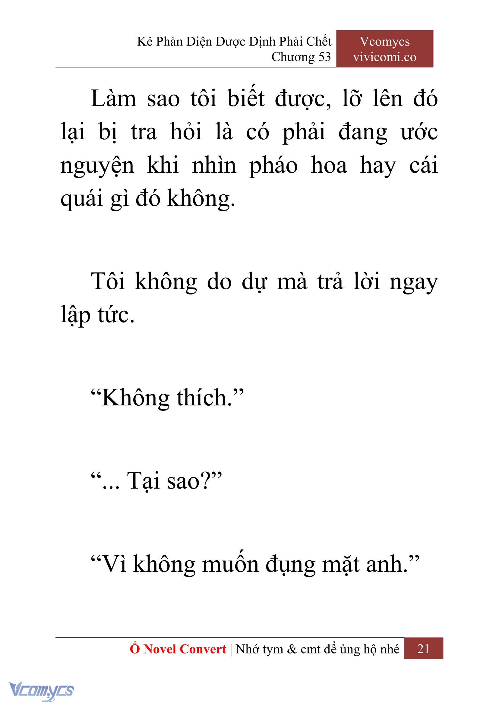 [Novel] Kẻ Phản Diện Được Định Phải Chết Chap 53 - Trang 2