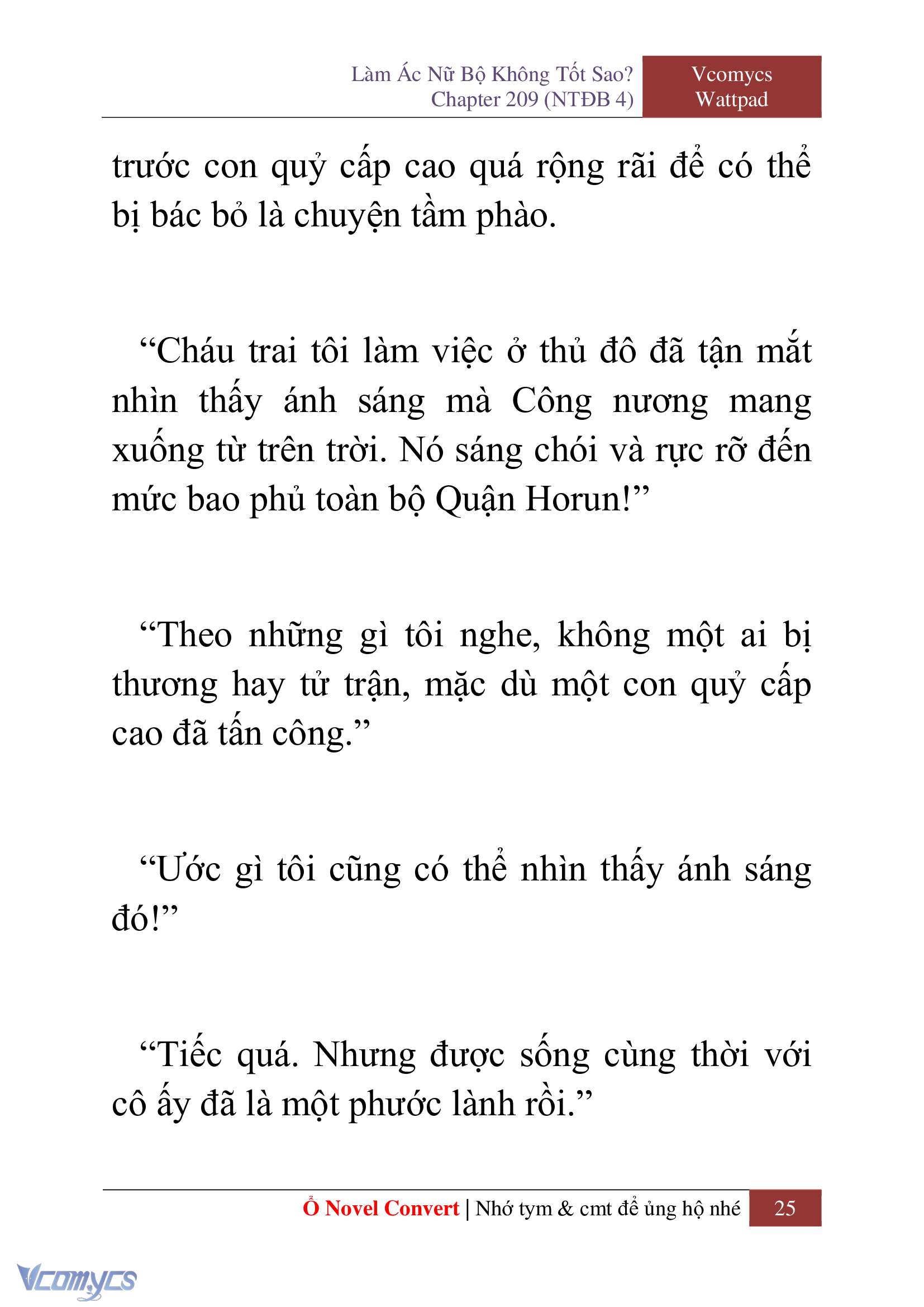 [Novel] Làm Ác Nữ Bộ Không Tốt Sao? Chap 209 - Trang 2