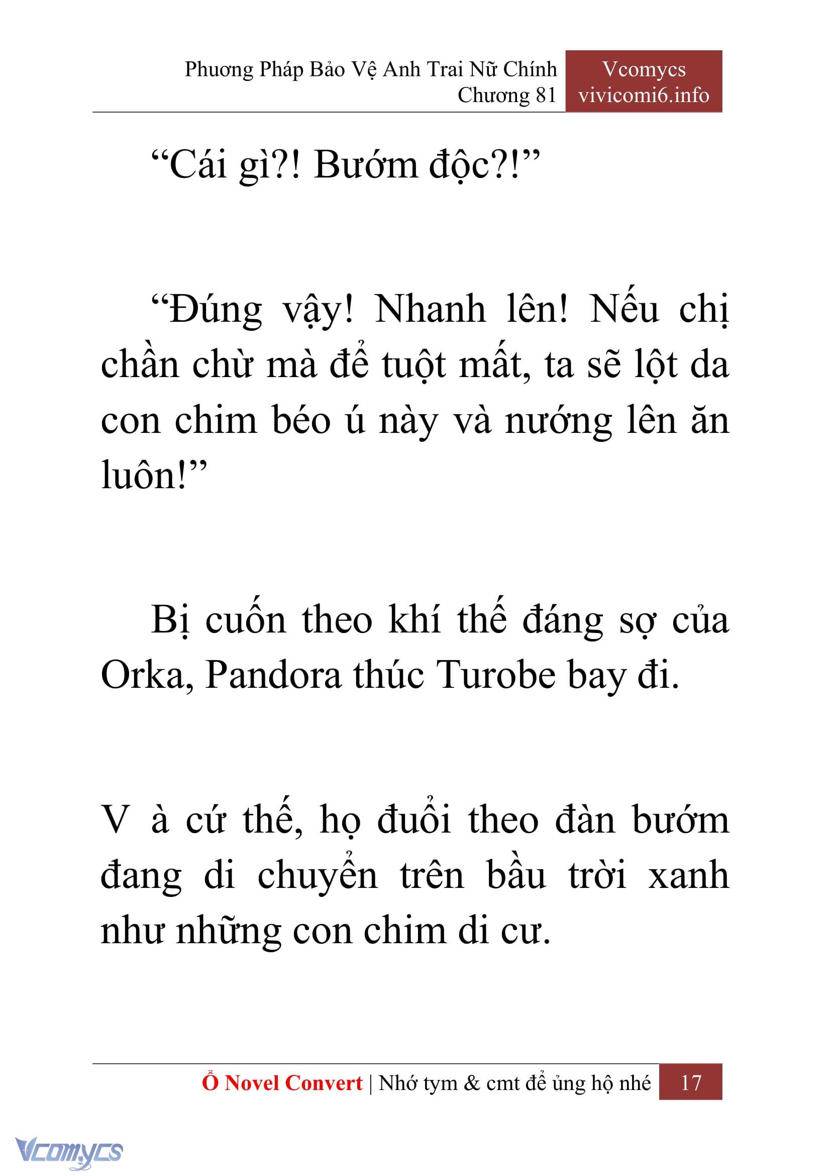 [Novel] Phương Pháp Bảo Vệ Anh Trai Nữ Chính Chap 81 - Trang 2