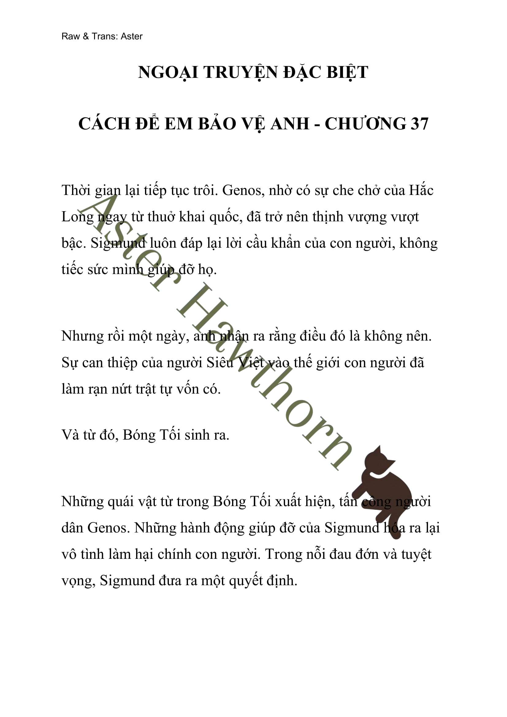 [NOVEL] Ngoại Truyện Cách Để Em Bảo Vệ Anh Chap 91 - Trang 2