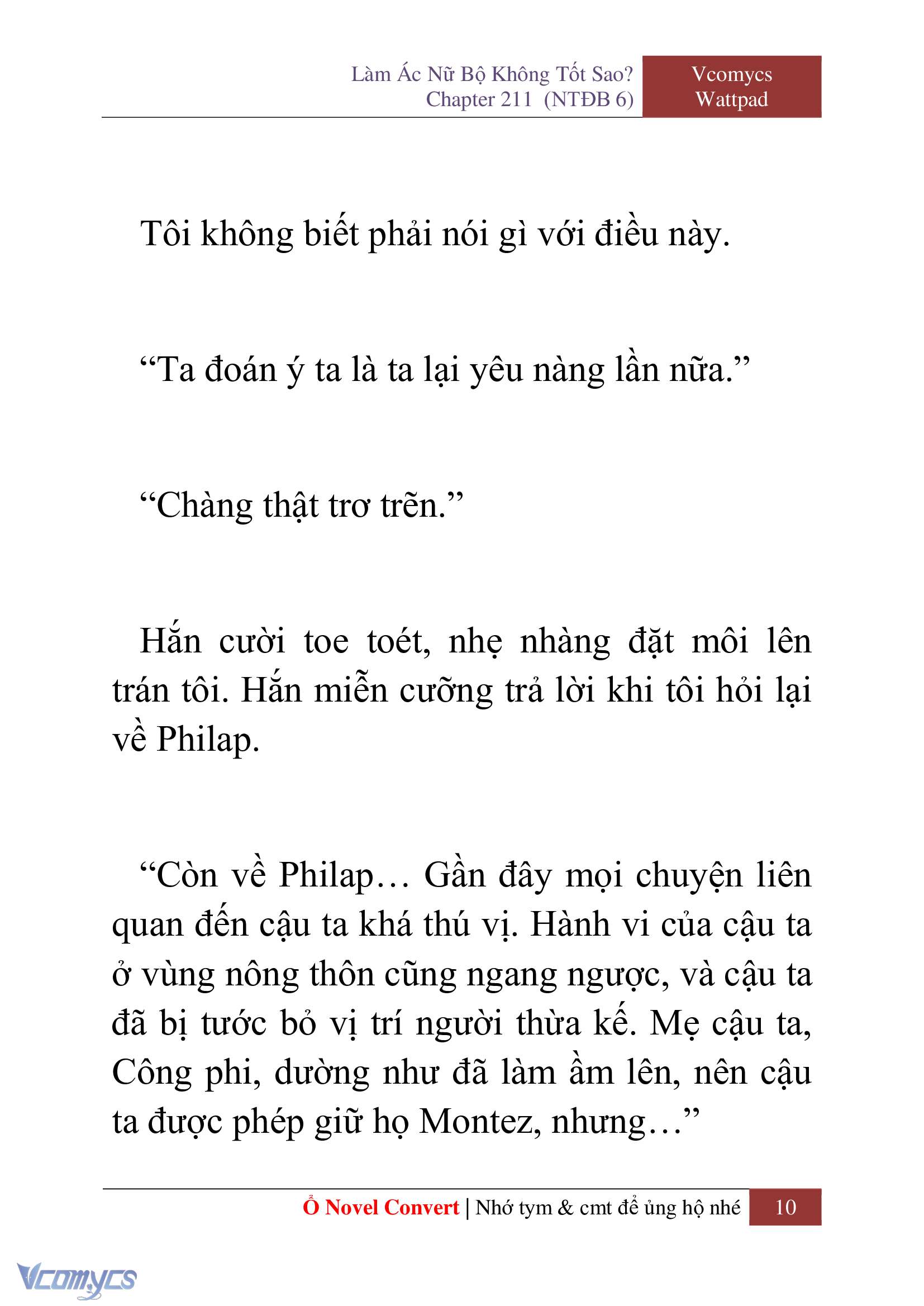 [Novel] Làm Ác Nữ Bộ Không Tốt Sao? Chap 211 - Trang 2